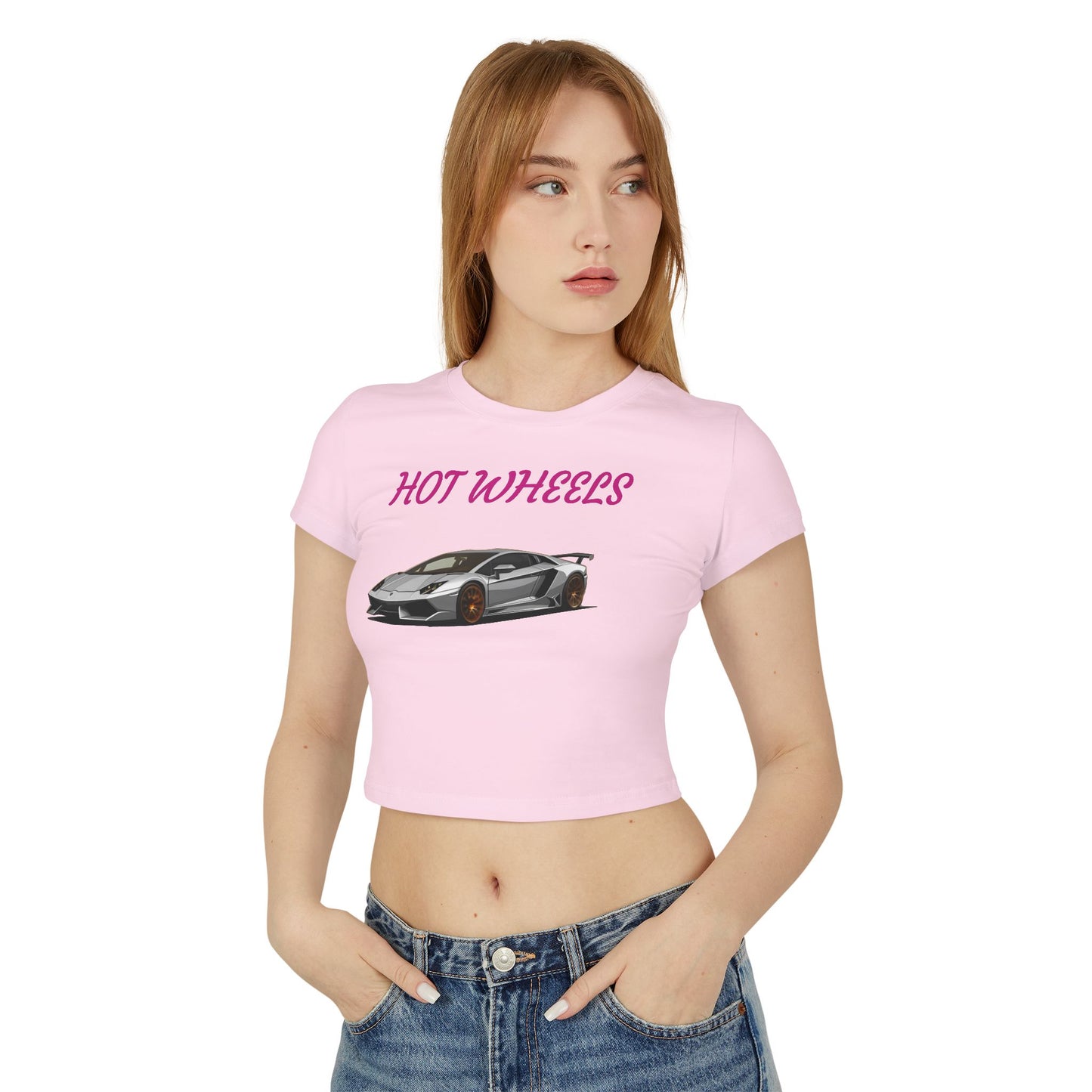 Princess Grace Hot Wheels Graphic Baby Tee for Car Enthusiasts