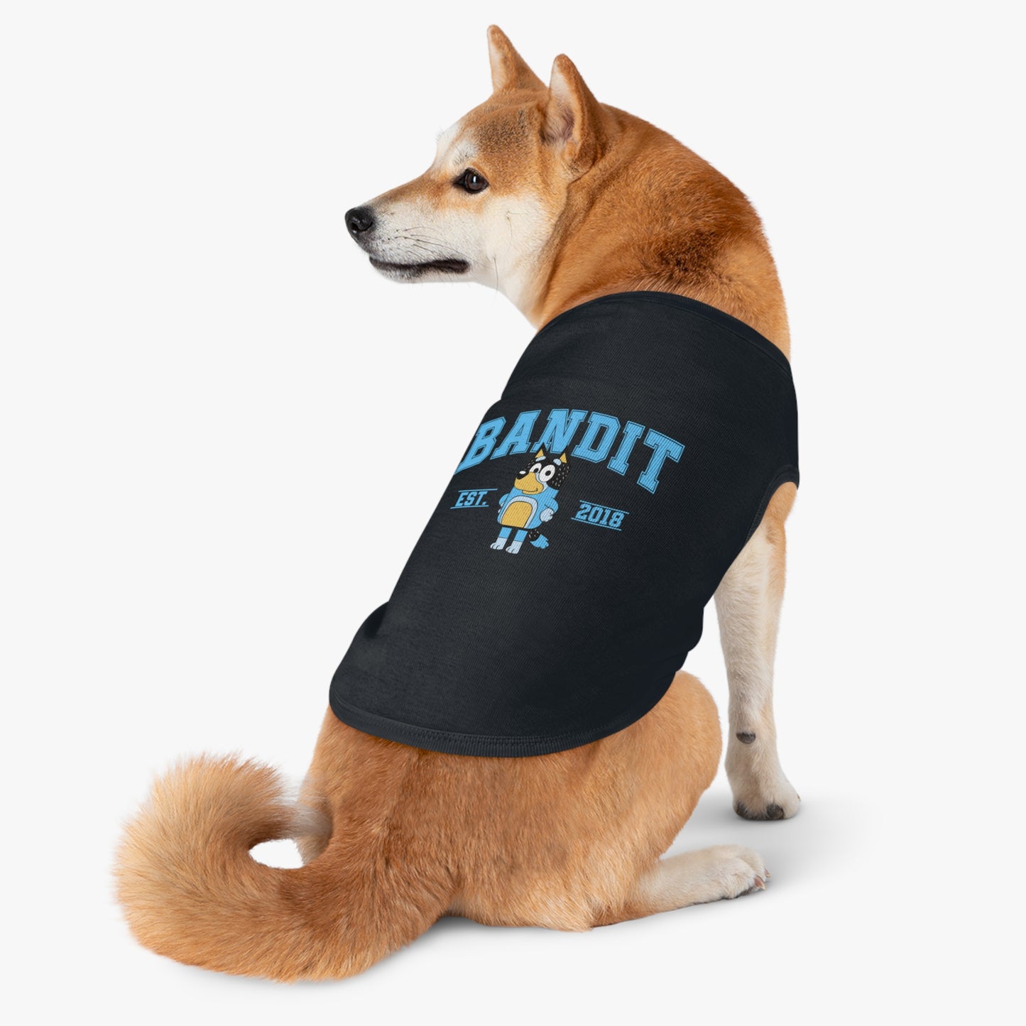 Princess Grace BLUEY Cute Dog Tank Top 'Bandit' Pet Apparel for Stylish Dogs