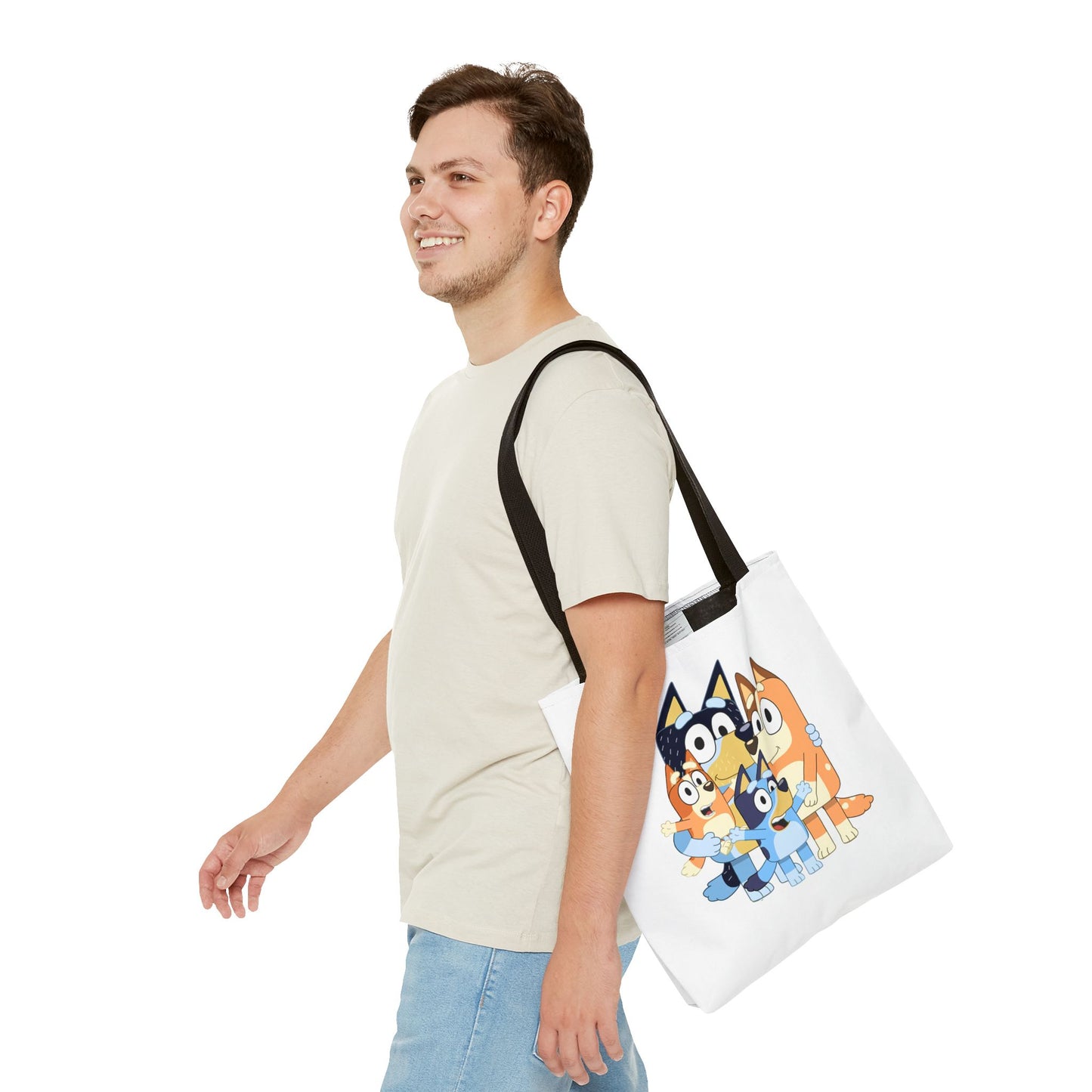 Princess Grace Bluey Family Tote Bag Cute and Fun for Kids and Parents
