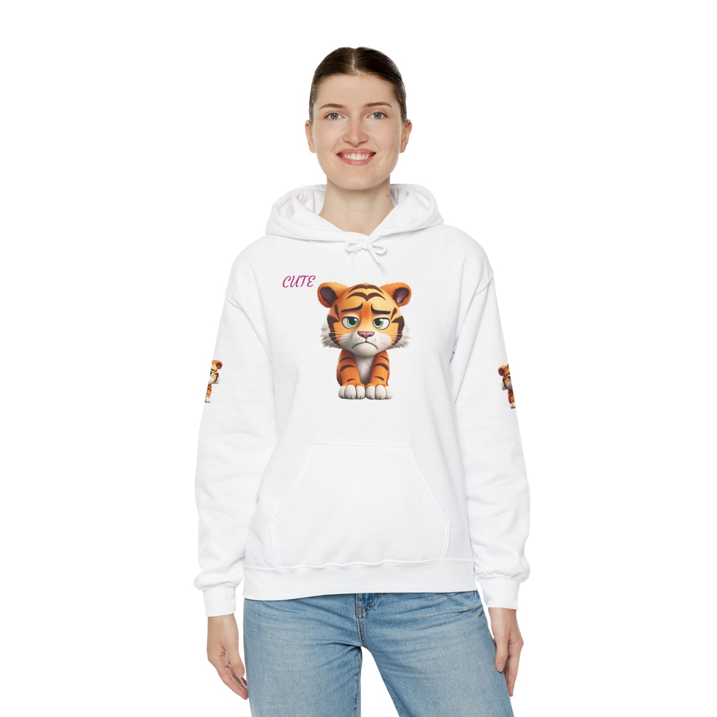Princess Grace Cute Tiger Graphic Unisex Hoodie