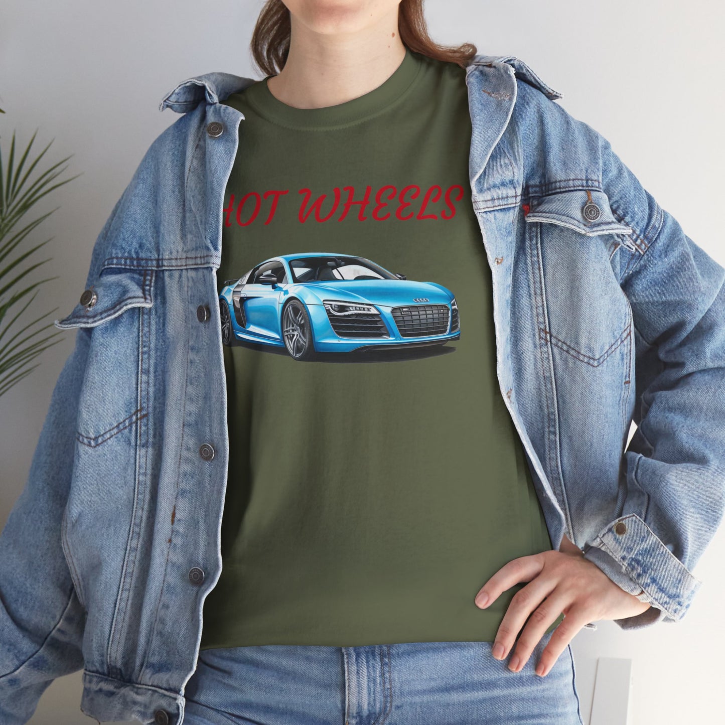 Princess Grace Hot Wheels Unisex Heavy Cotton Tee Classic Car Graphic Shirt
