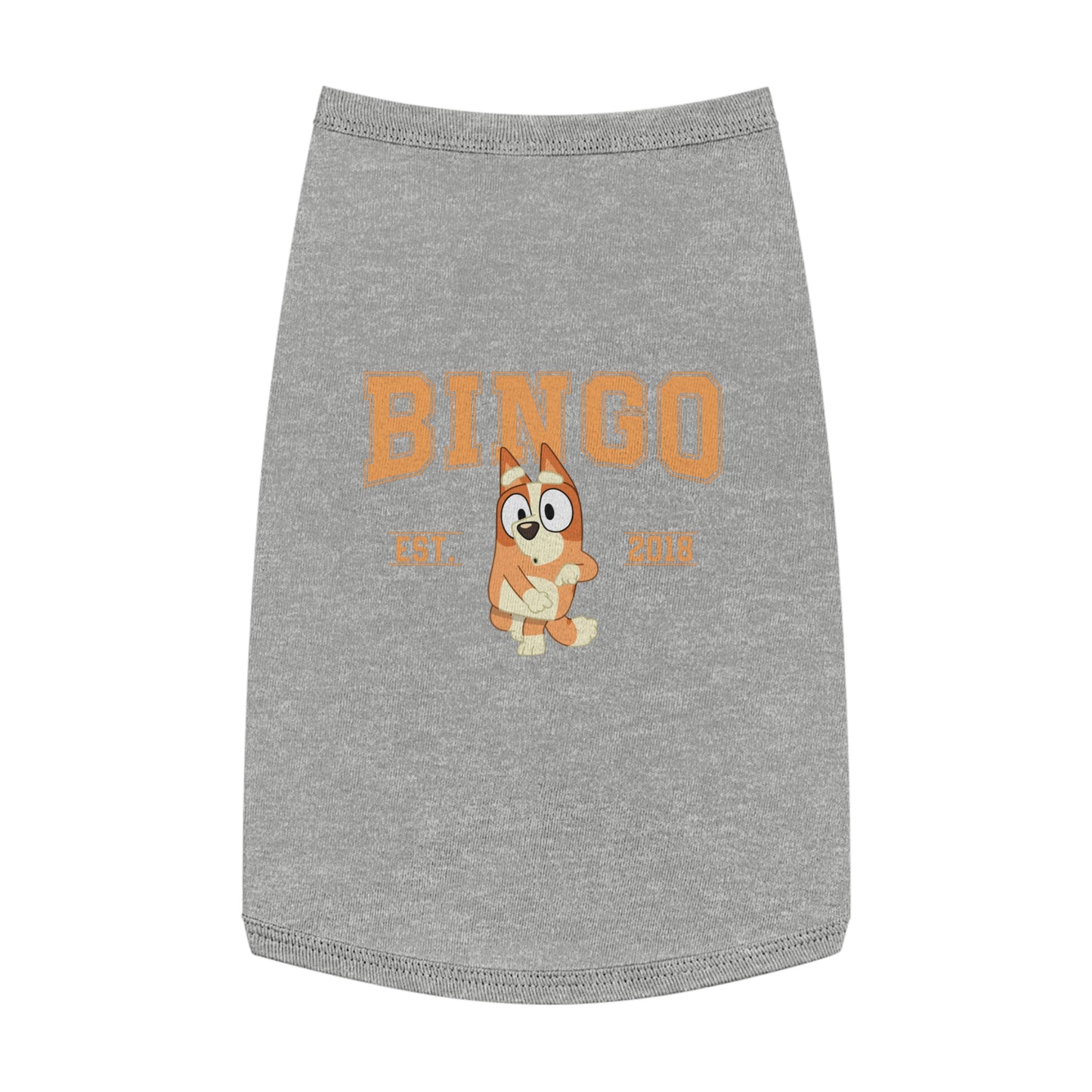 Princess Grace BLUEY Cute Pet Tank Top Bingo Design for Dogs Perfect Summer Outfit