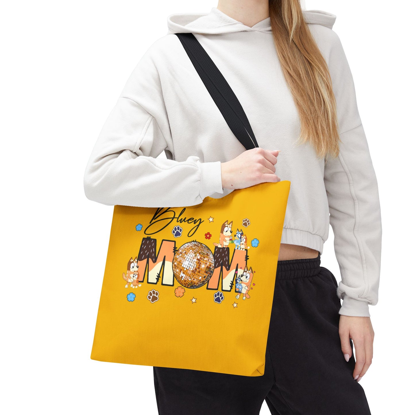 Princess Grace Bluey Mom Tote Bag Fun and Functional Gift for Dog Lovers