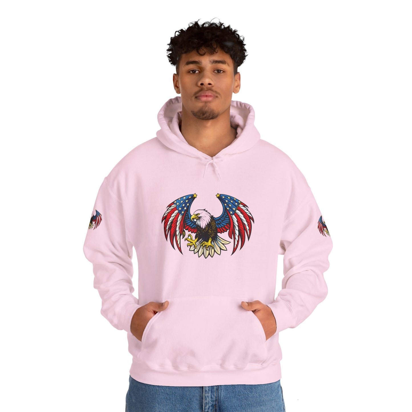 Princess Grace American Eagle Emblem Patriotic Unisex Hoodie