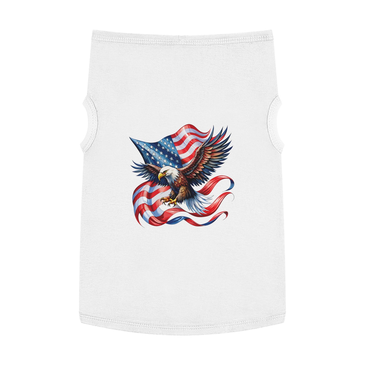 Princess Grace Patriotic Eagle Pet Tank Top for Celebrations