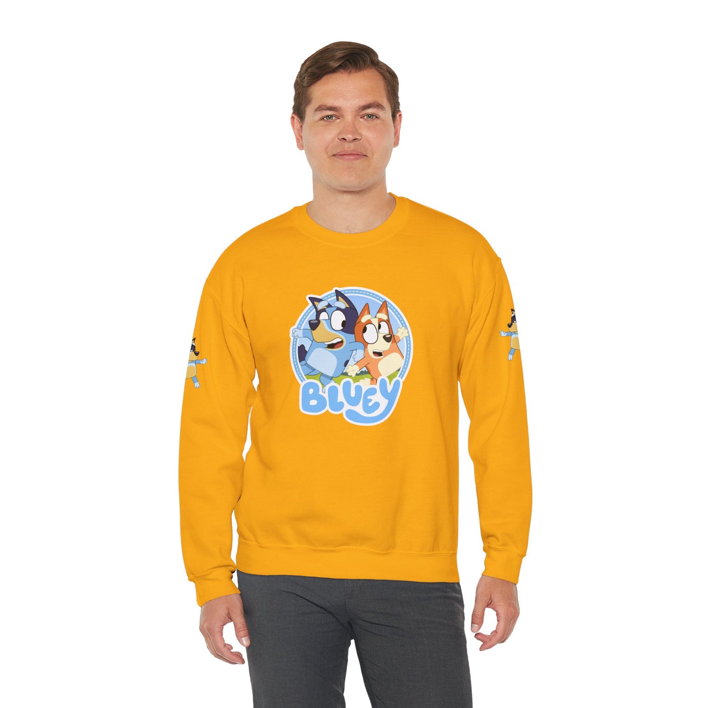 Princess Grace Bluey Friends Unisex Crewneck Sweatshirt Cozy Cartoon Apparel for Kids & Adults