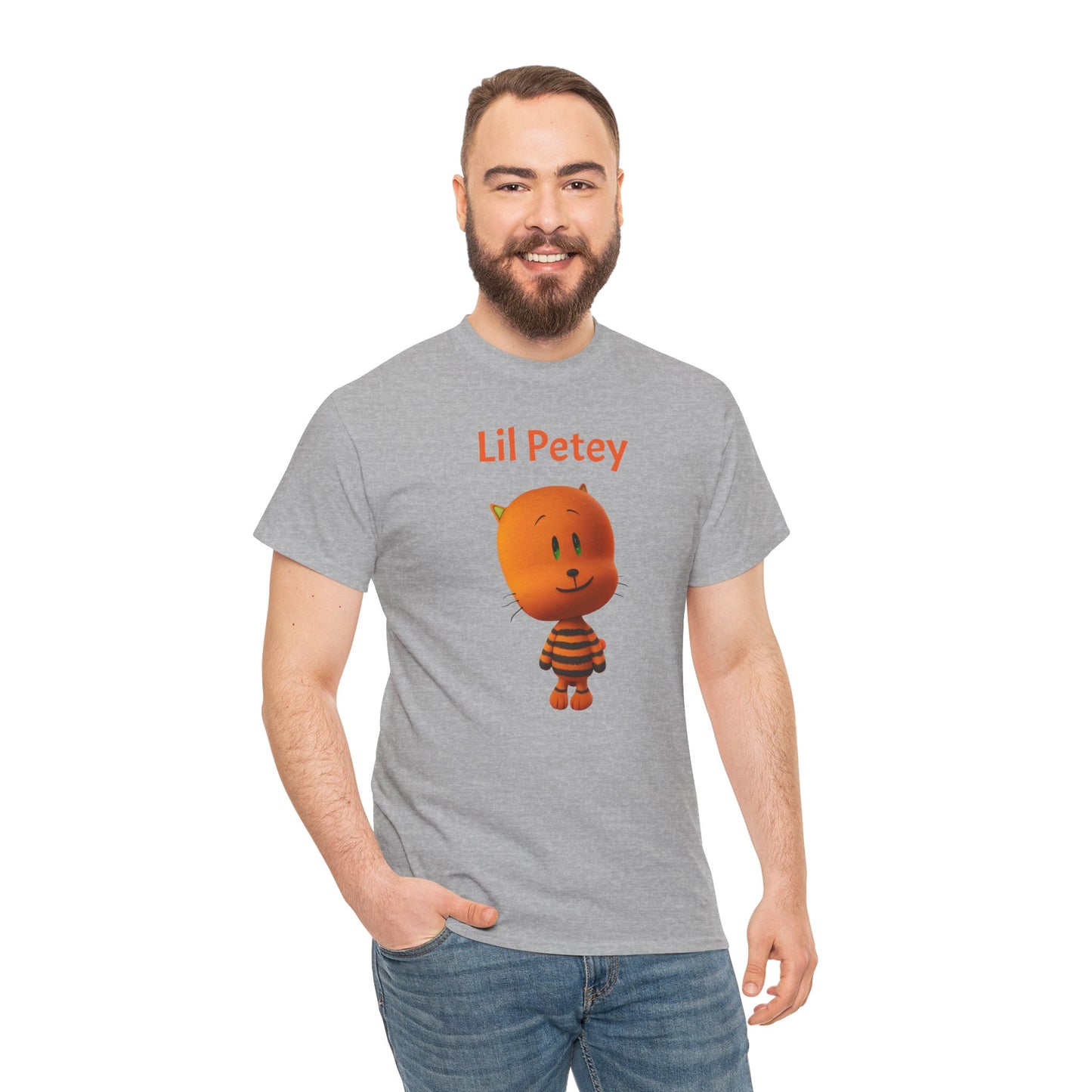 Princess Grace Lil Petey Unisex Heavy Cotton Tee Fun & Playful Cartoon T-Shirt for Kids and Adults