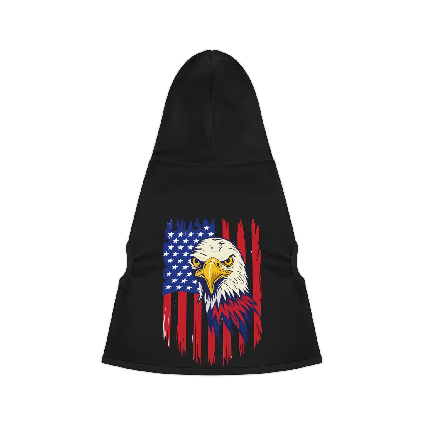 Princess Grace Patriotic Pet Hoodie with Eagle Design