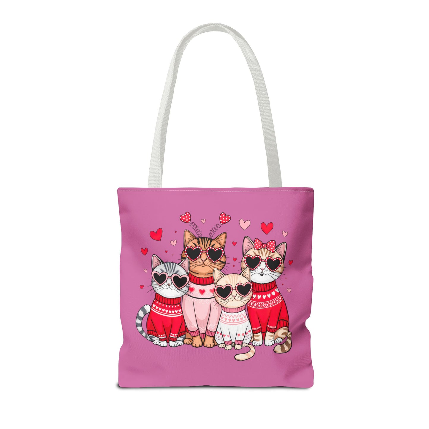 Princess Grace Cute Cat Lover Tote Bag Stylish Pet Themed Pink Bag for Animal Lovers