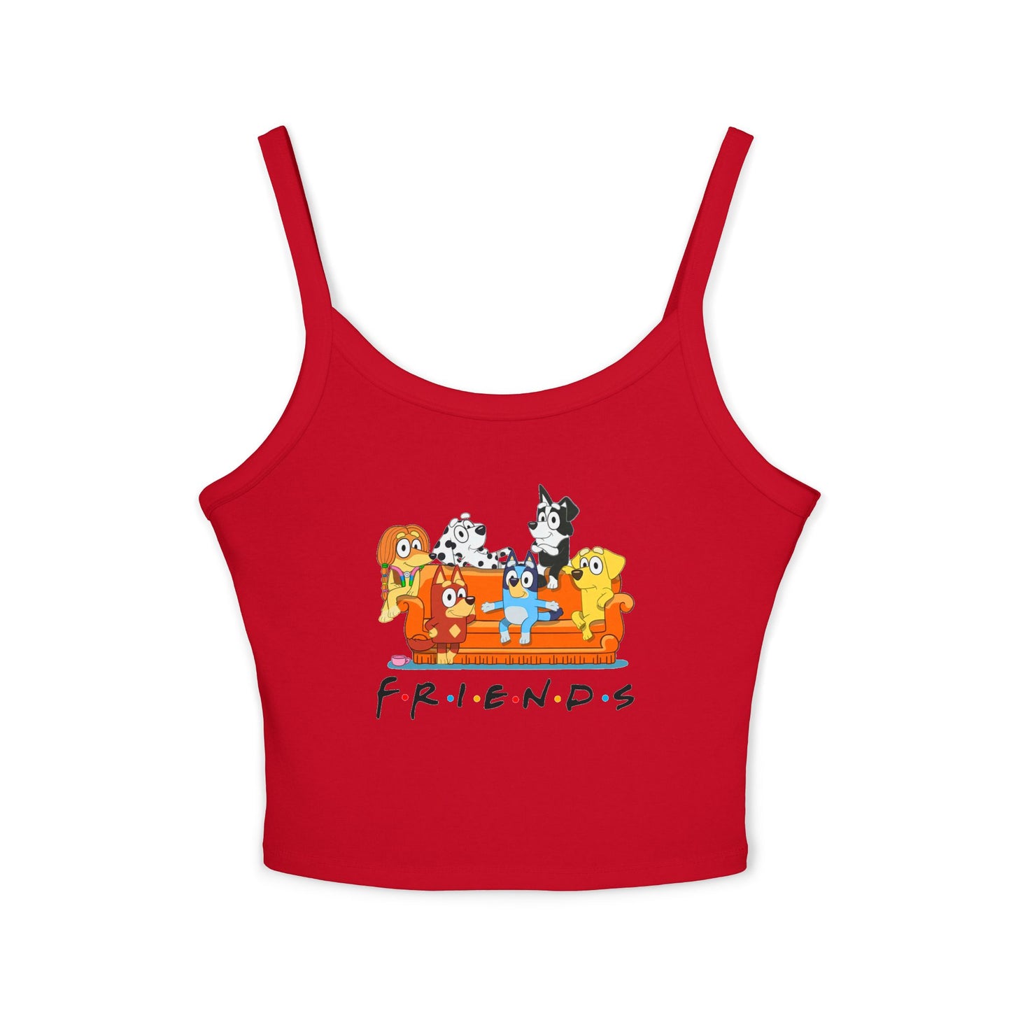 Princess Grace Bluey & Friends Women's Spaghetti Strap Tank Top