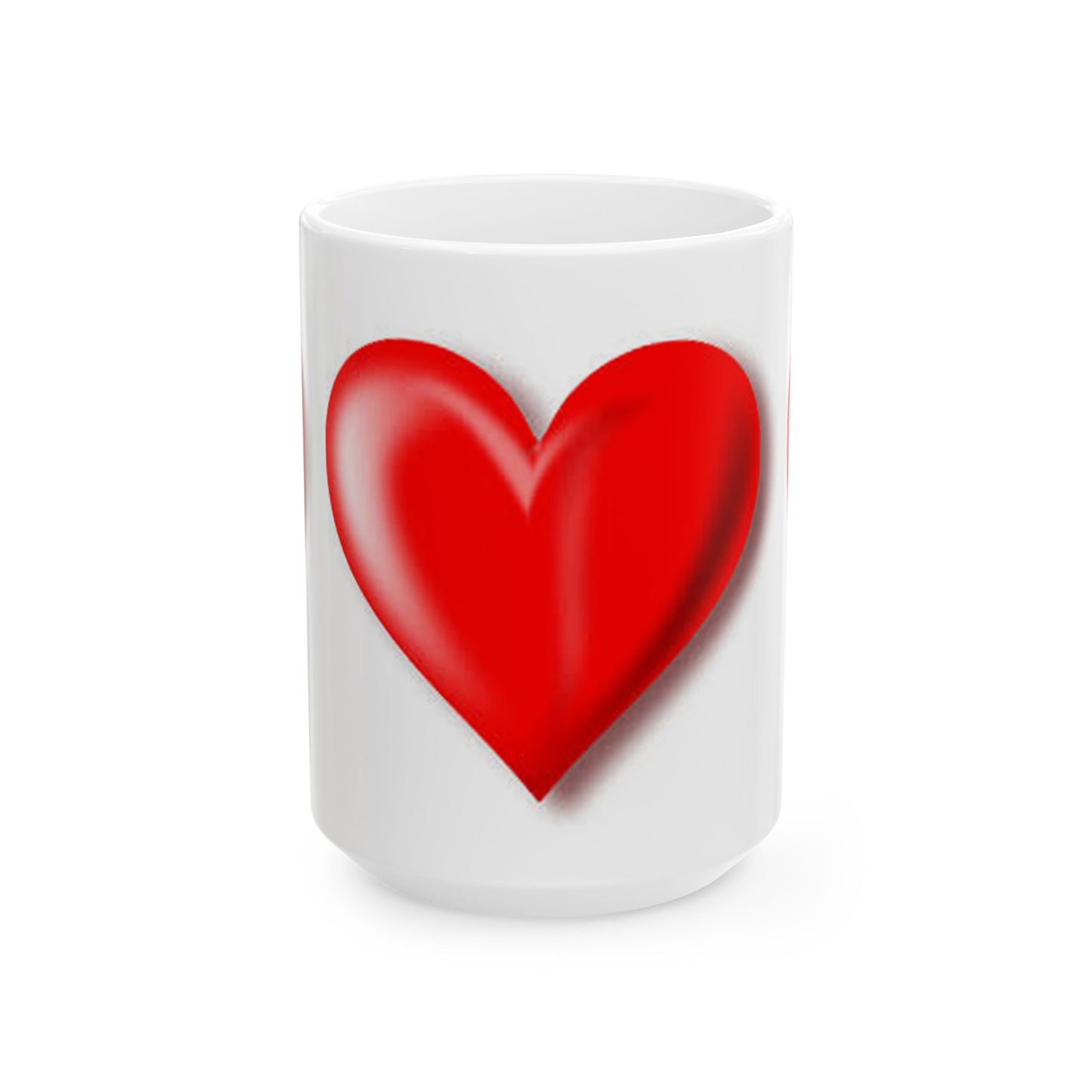 Princess Grace Red Heart Ceramic Mug Perfect Gift for Valentine's Day & Loved Ones