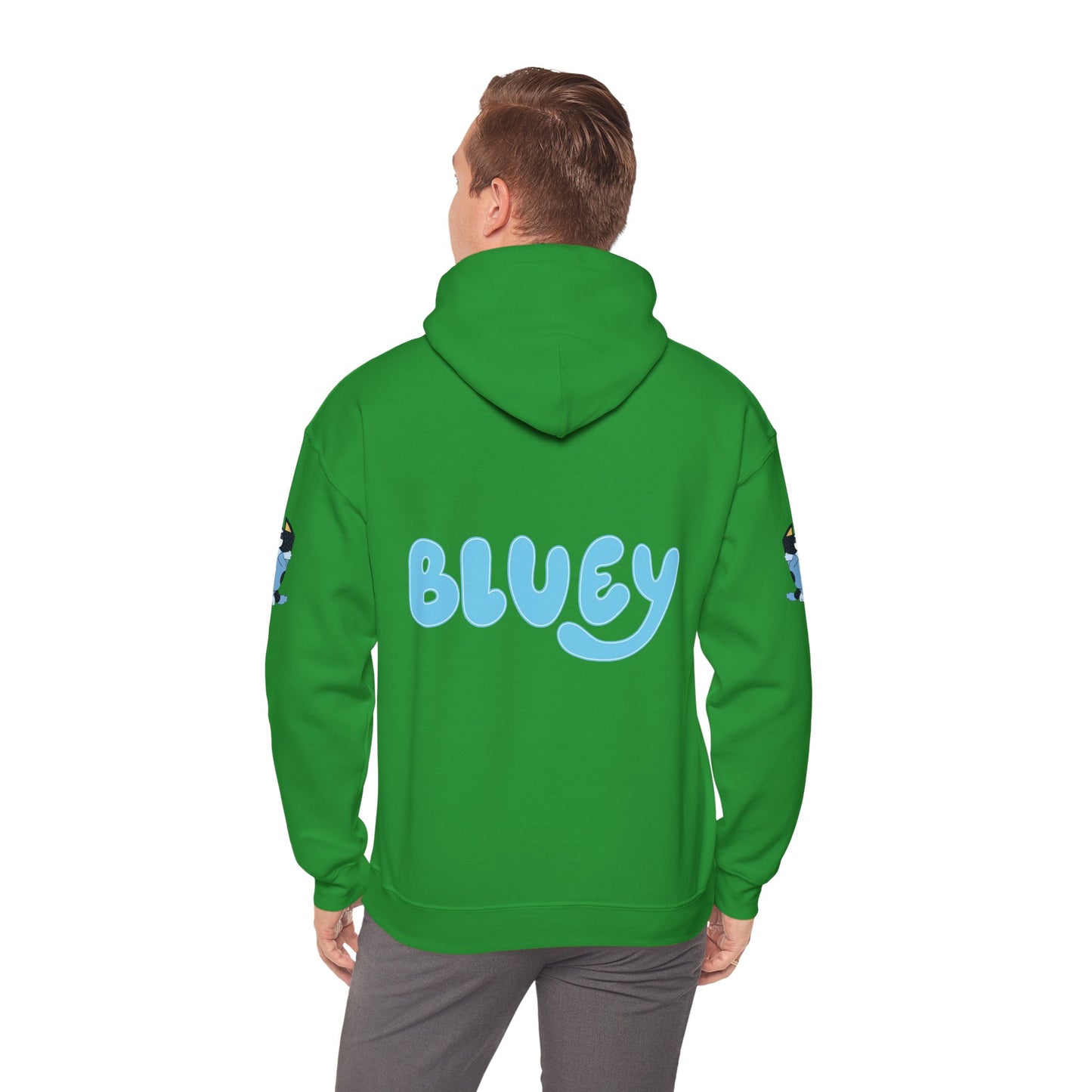 Princess Grace Bluey Unisex Hooded Sweatshirt Cozy Cartoon Style for Kids & Adults