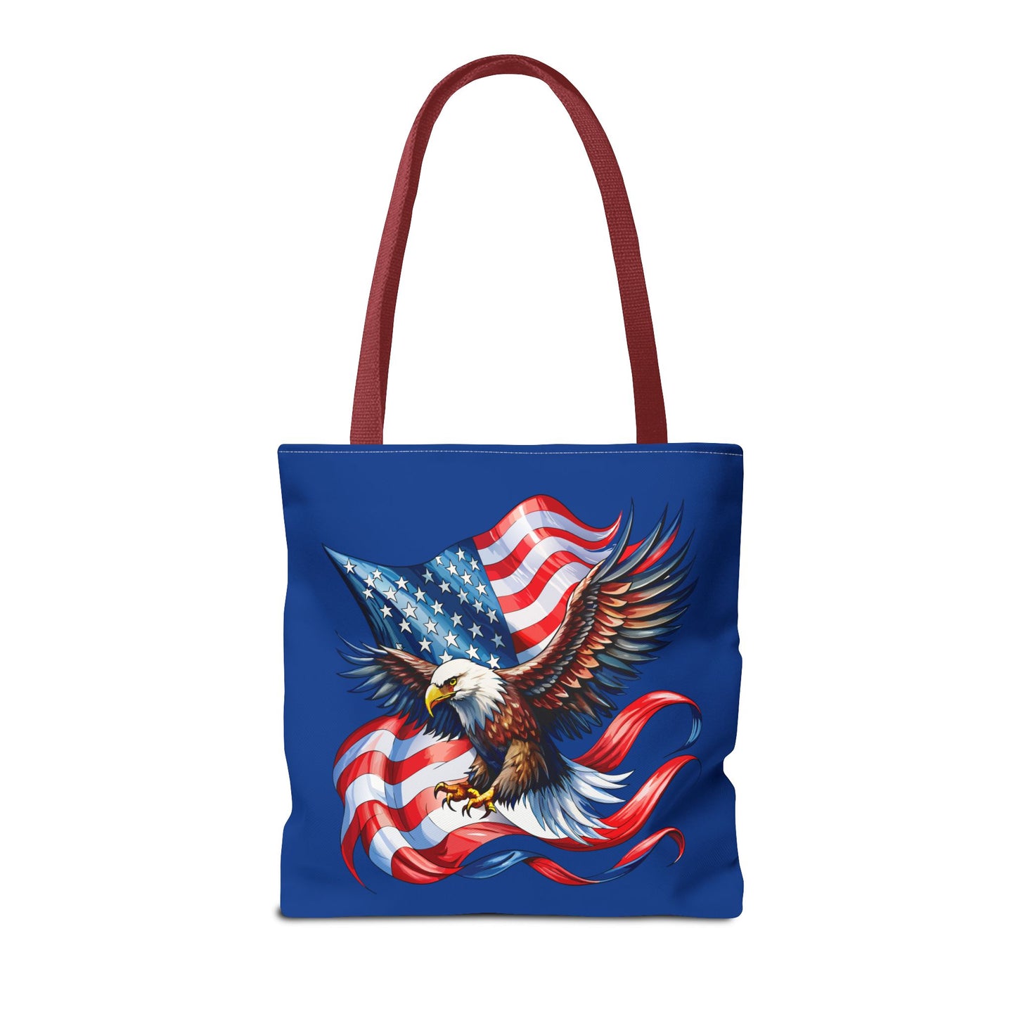 Princess Grace Patriotic Eagle Tote Bag American Flag Design