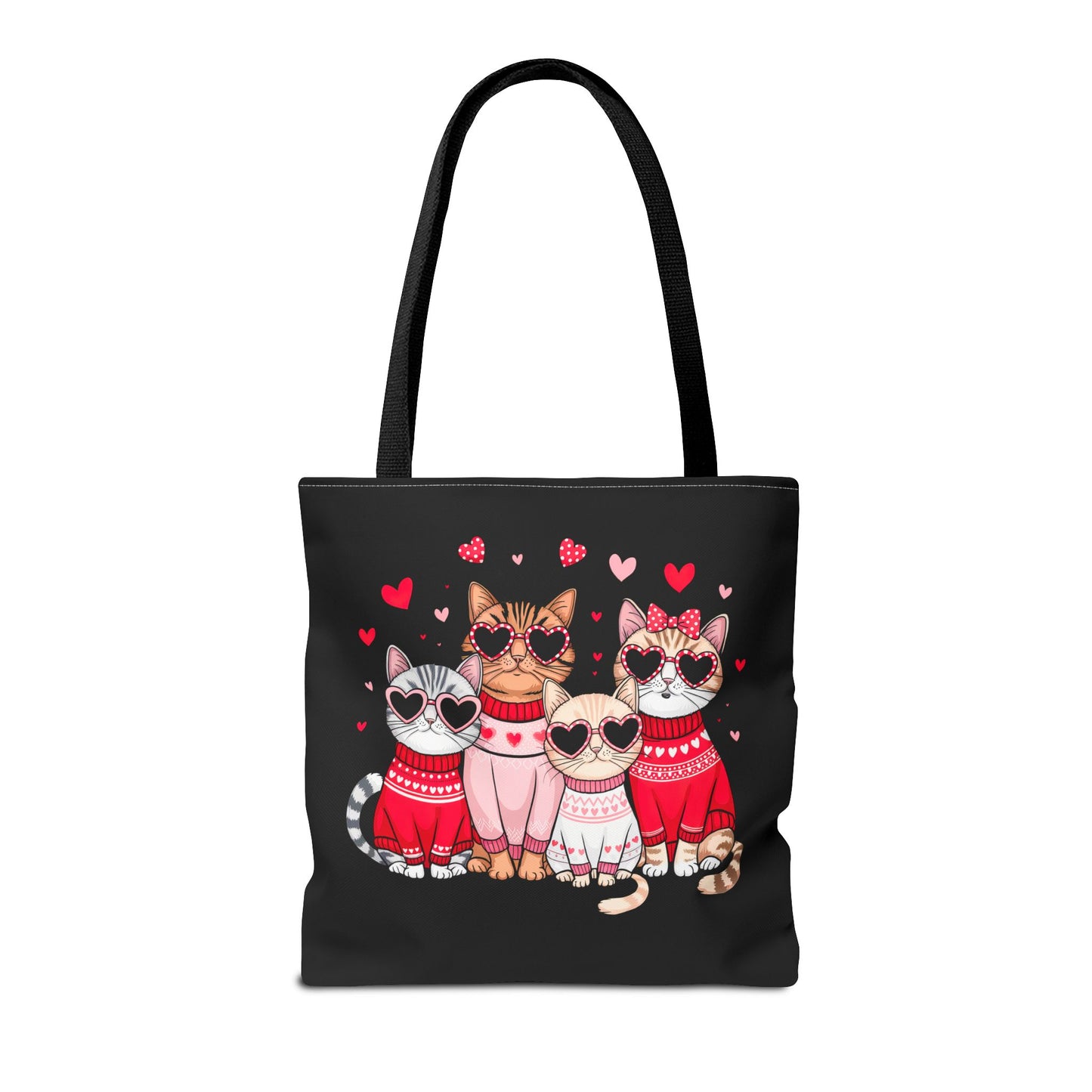 Princess Grace Cute Cat Lovers Tote Bag Valentine's Day Accessories