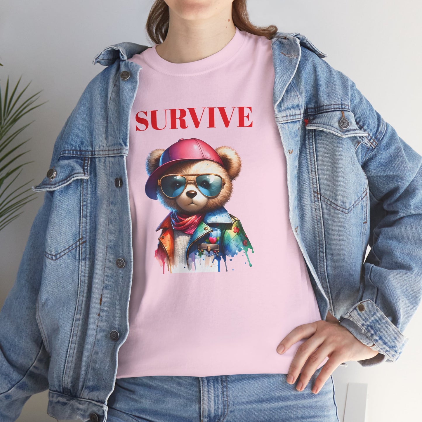 Princess Grace SURVIVE Unisex Heavy Cotton Tee