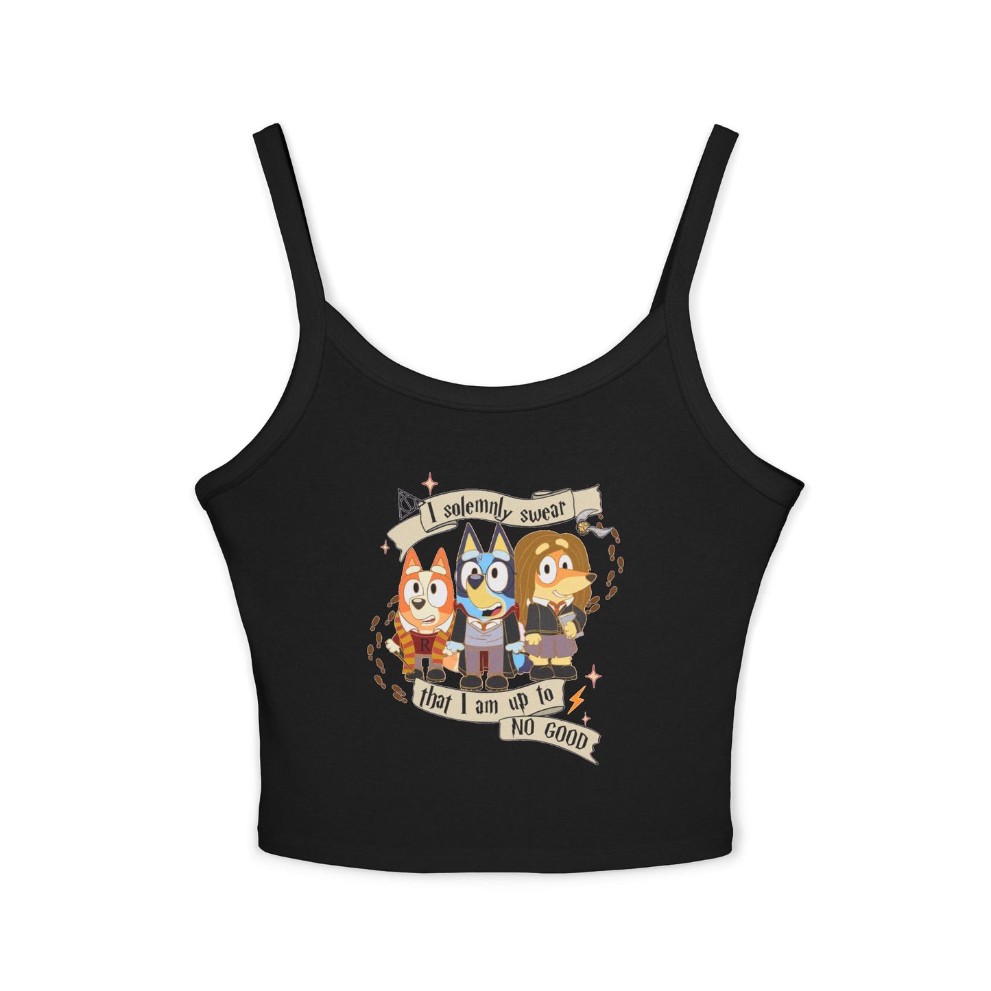 Princess Grace Bluey Spaghetti Strap Tank Top Bluey Design