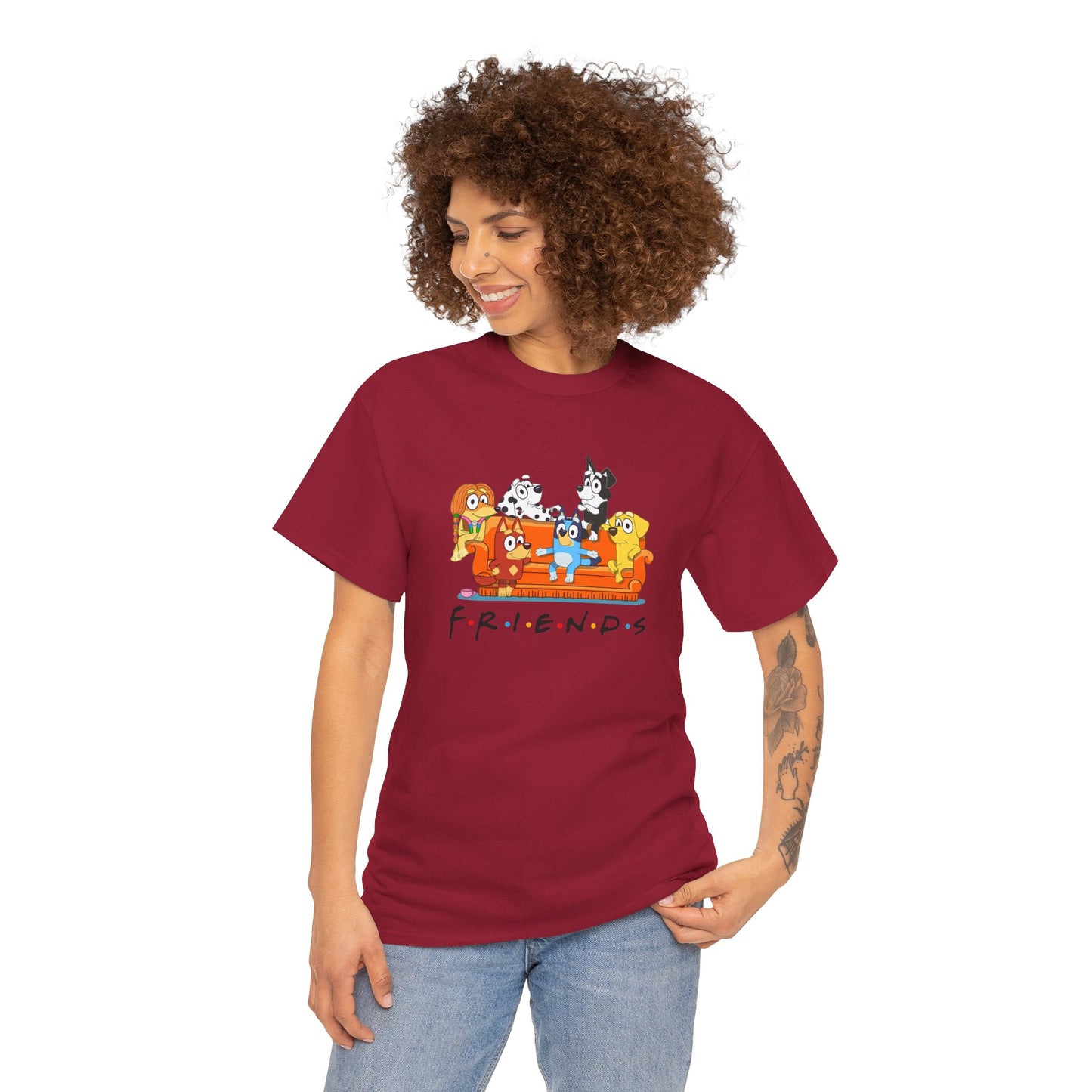 Princess Grace Bluey Funny Friends Graphic Tee for Pet Lovers