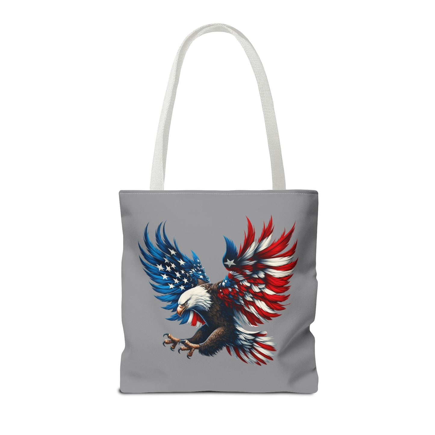Princess Grace Patriotic Eagle Tote Bag USA Flag Design for Independence Day & Everyday Use