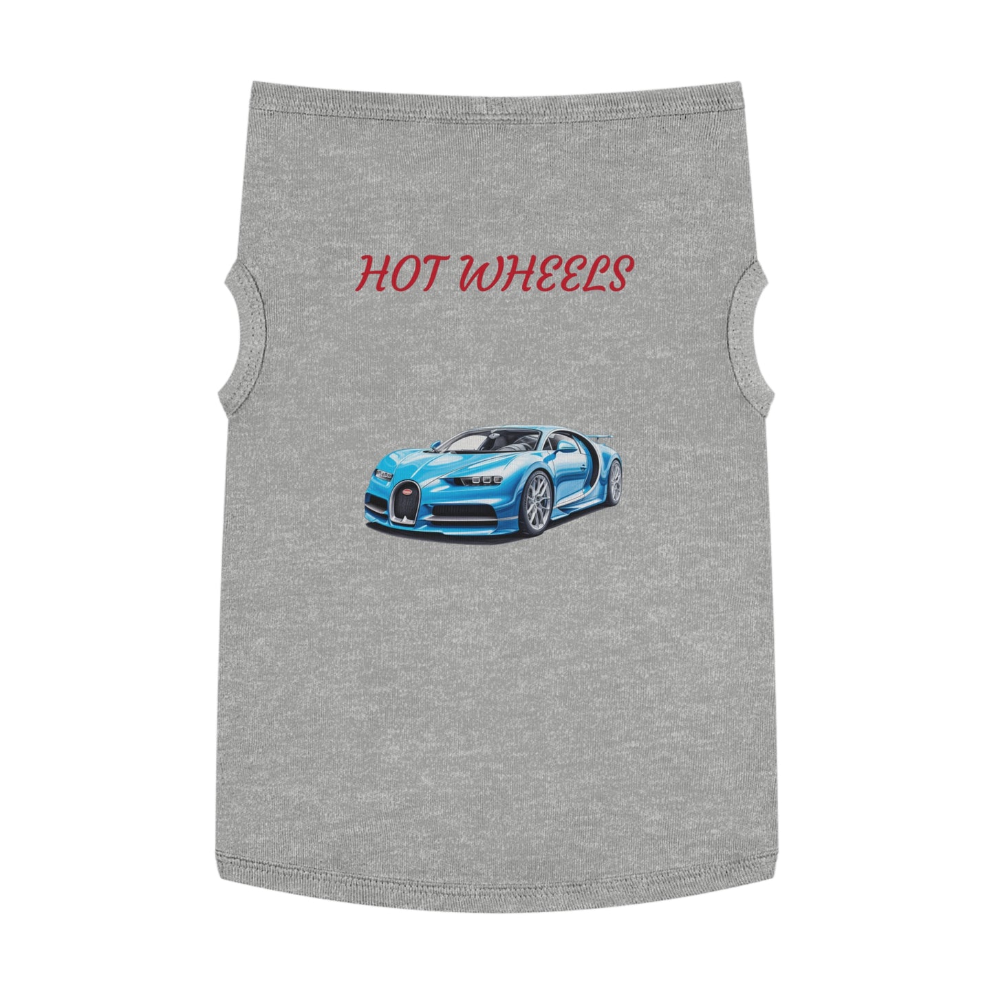Princess Grace Hot Wheels Pet Tank Top Sporty Style for Car Lovers