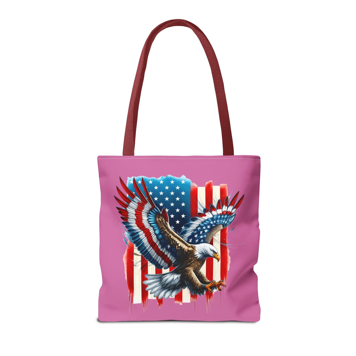 Princess Grace Patriotic Eagle Tote Bag American Flag Design