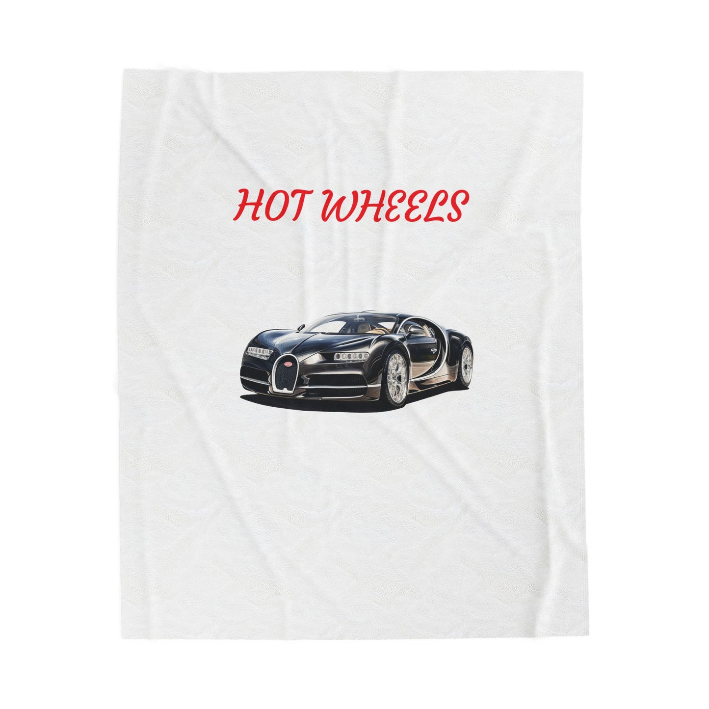 Princess Grace Hot Wheels Velveteen Plush Blanket Cozy Car Themed Throw for Kids & Car Enthusiasts