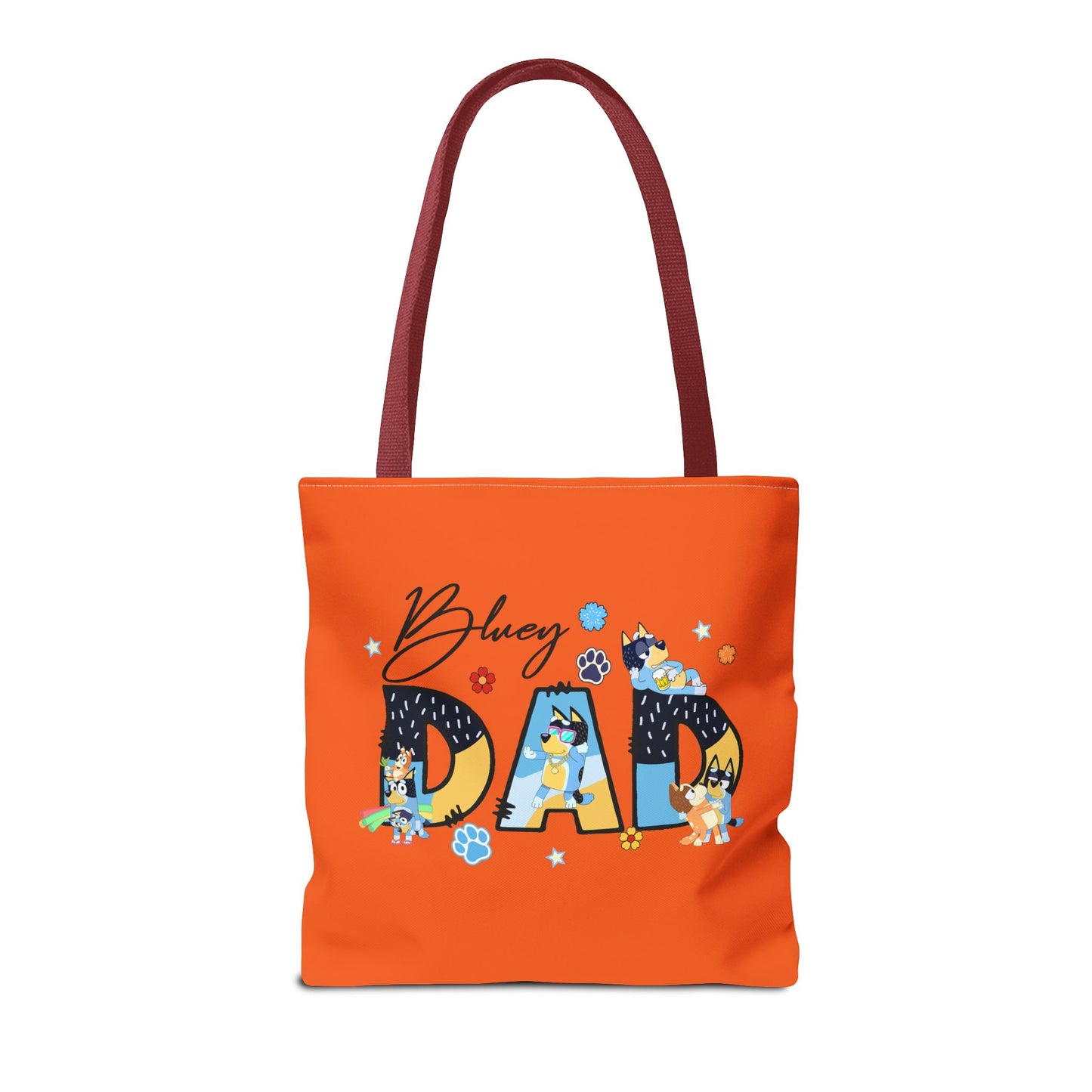 Princess Grace Bluey Dad Tote Bag Fun Playful Gift for Dog Lovers