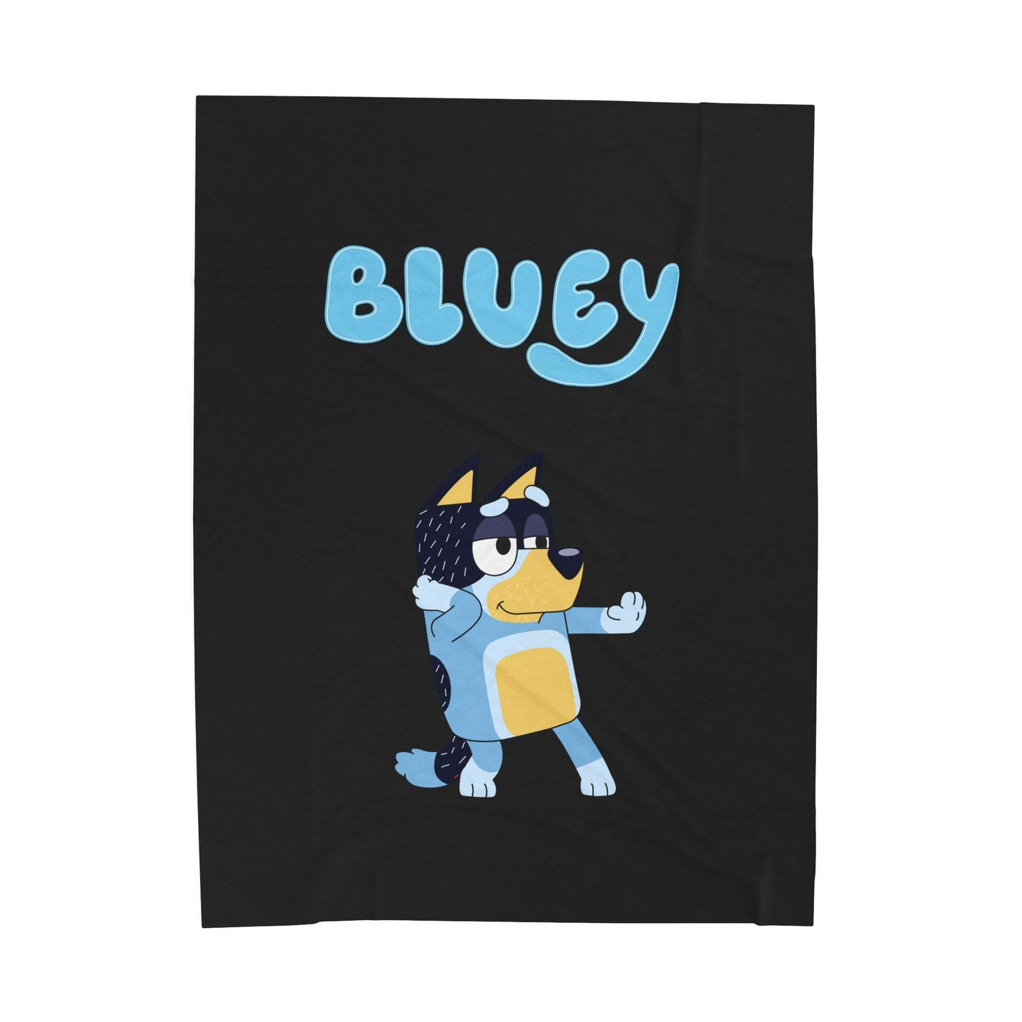 Princess Grace Bluey Velveteen Plush Blanket Cozy Cartoon Throw for Kids