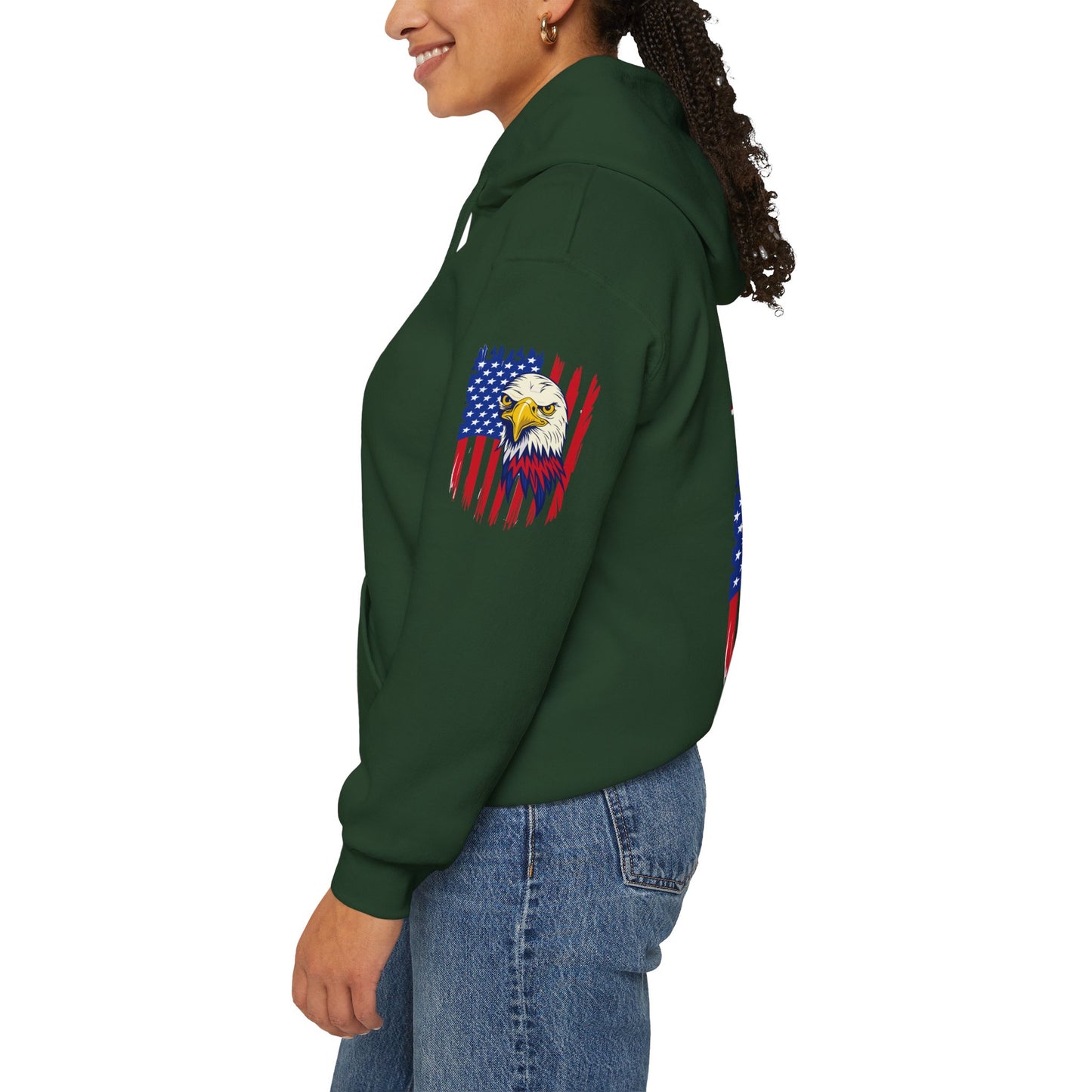 Princess Grace Unisex Air Force Hoodie with Eagle Design
