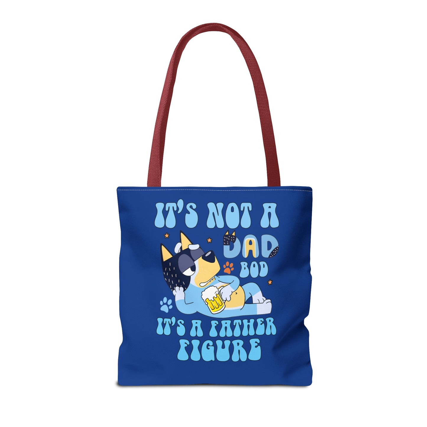 Princess Grace Funny Father Figure Tote Bag Perfect Gift for Dads