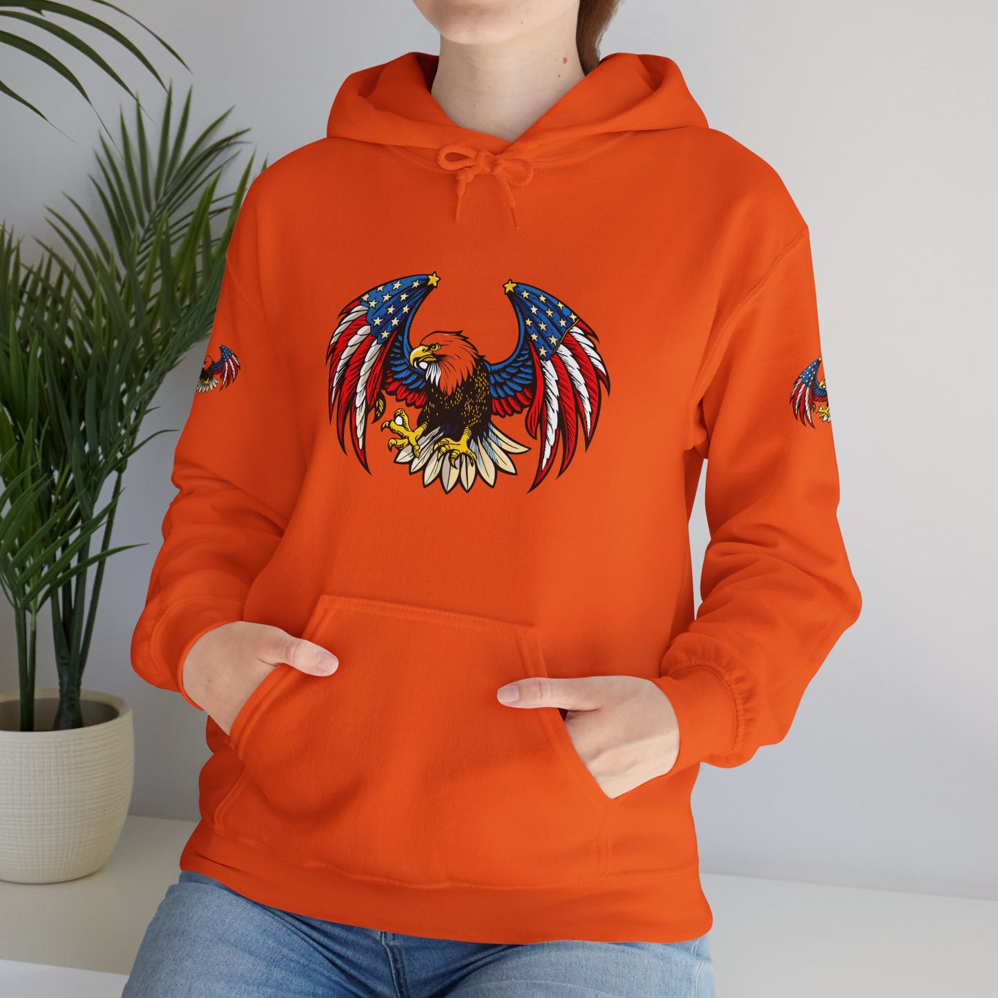 Princess Grace American Eagle Emblem Patriotic Unisex Hoodie