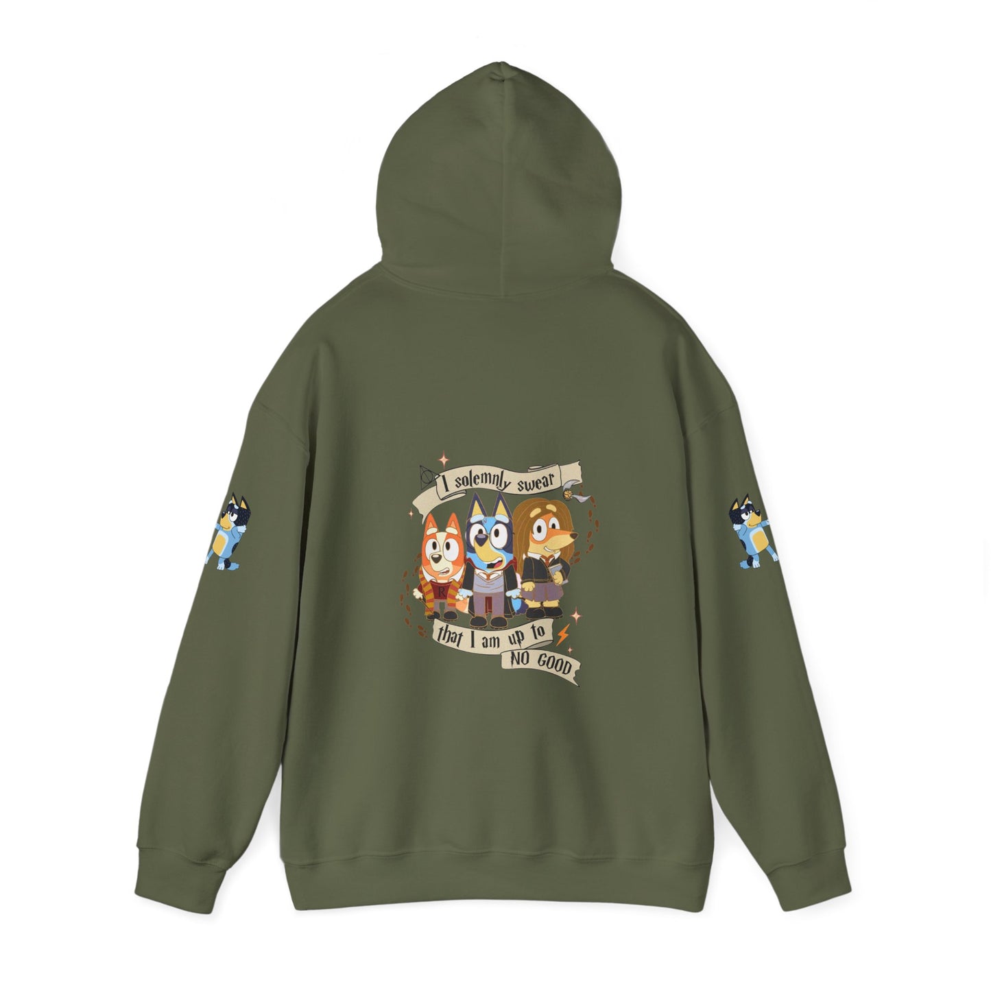 Princess Grace Bluey I Sincerely Sweet! Unisex Heavy Blend Hooded Sweatshirt for Fun Loving Fans