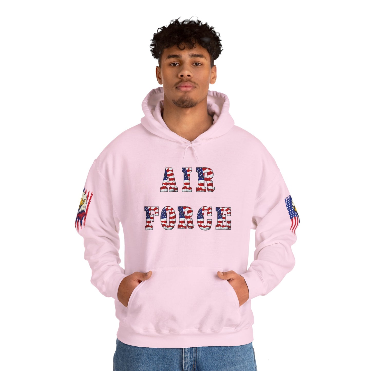 Princess Grace Unisex Air Force Hoodie with Eagle Design