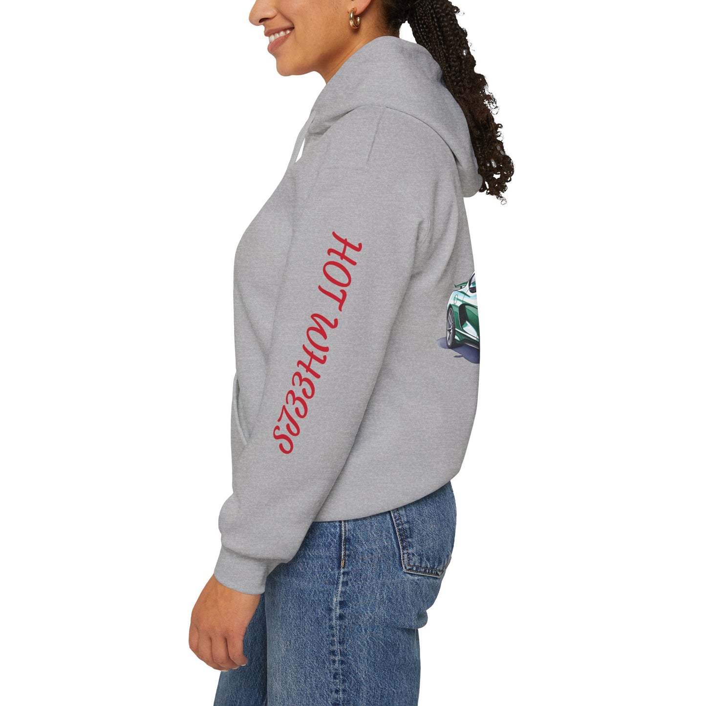Princess Grace Hot Wheels Automotive Hoodie for Car Enthusiasts Unisex Heavy Blend Sweatshirt