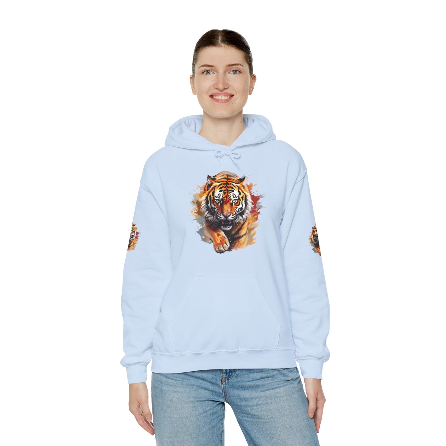 Princess Grace Fierce Tiger Graphic Unisex Heavy Blend Hoodie