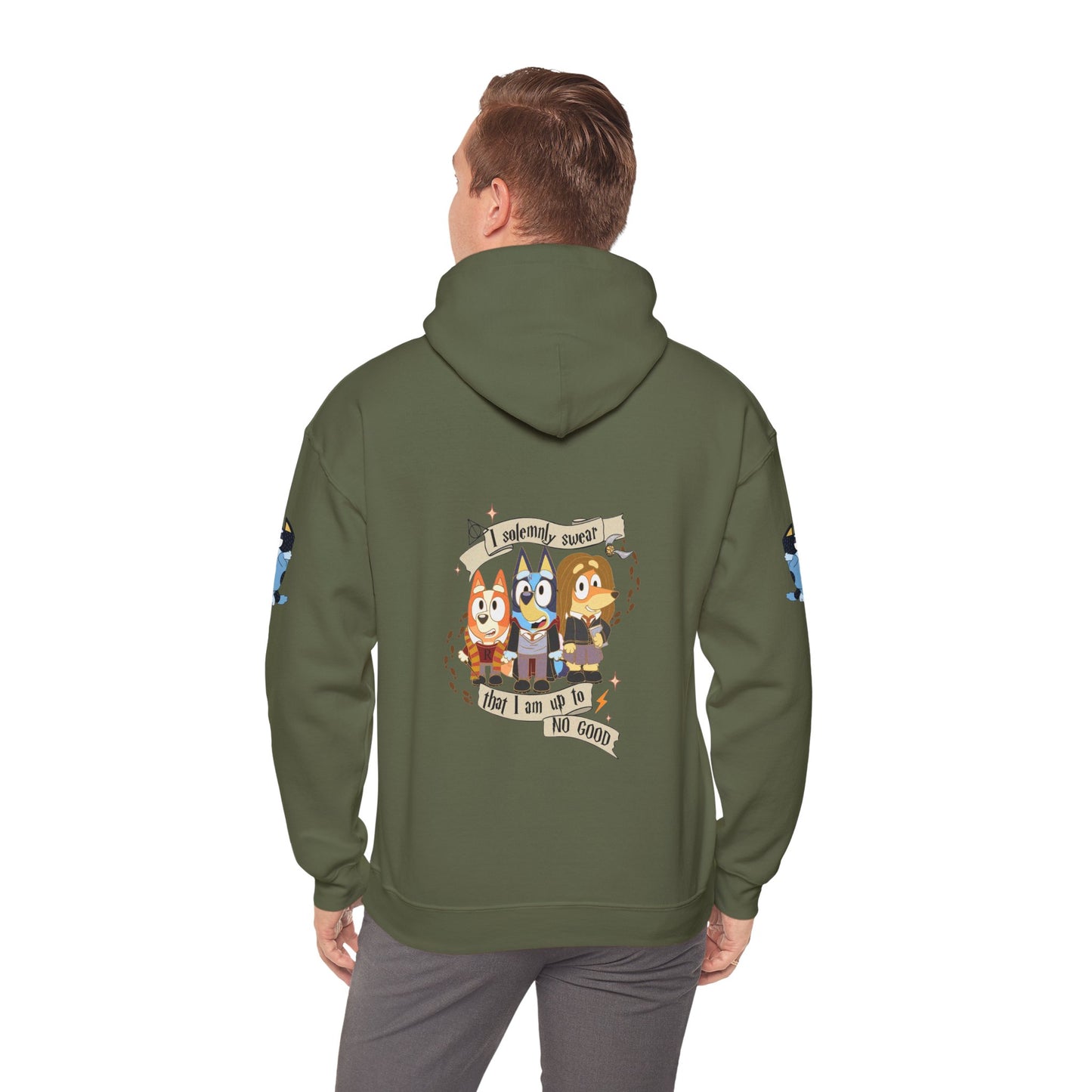 Princess Grace Bluey I Sincerely Sweet! Unisex Heavy Blend Hooded Sweatshirt for Fun Loving Fans