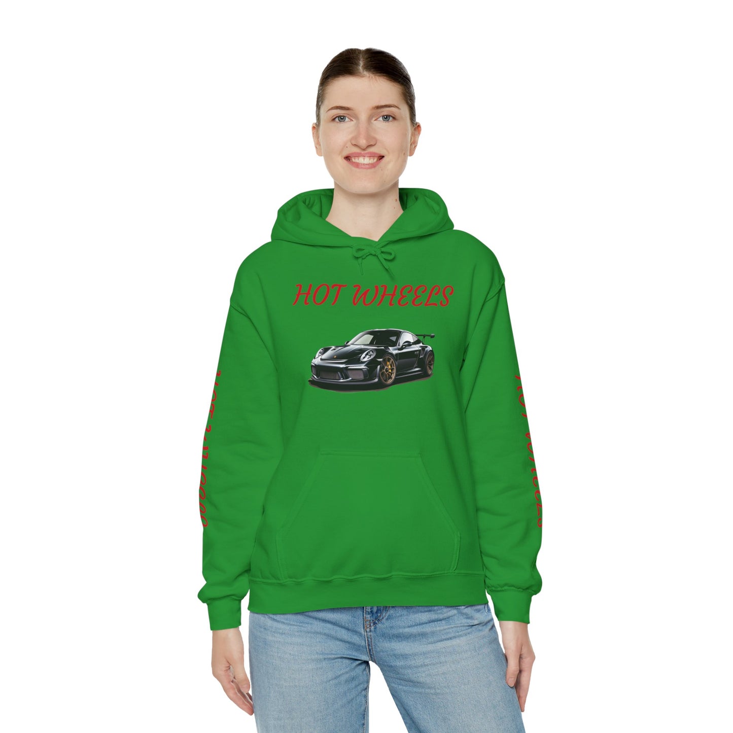Princess Grace Hot Wheels Unisex Hooded Sweatshirt Passion for Cars and Racing Enthusiasts