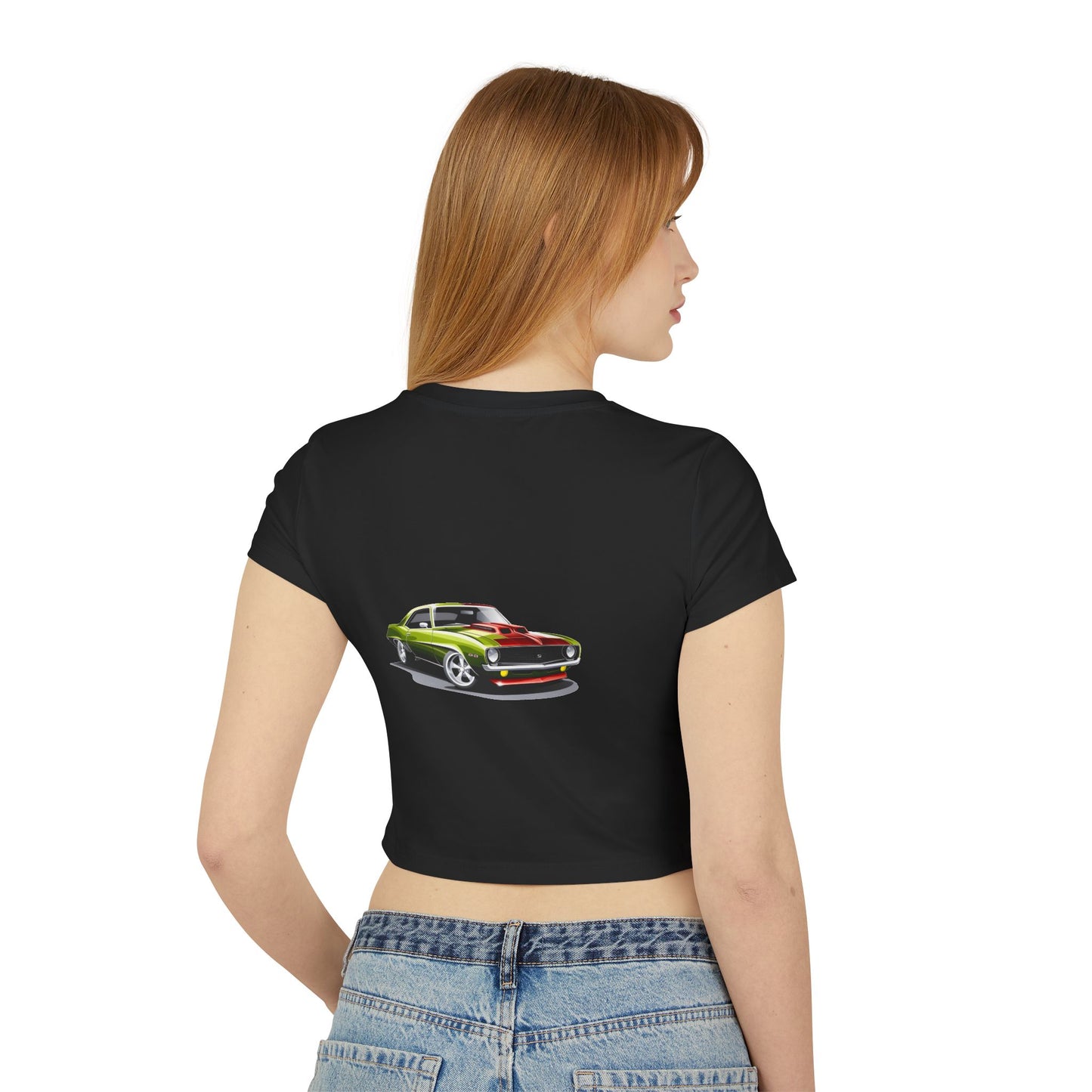 Princess Grace Hot Wheels Graphic Baby Tee for Women Stylish Retro Car Tee Perfect for Car Lovers & Everyday Wear