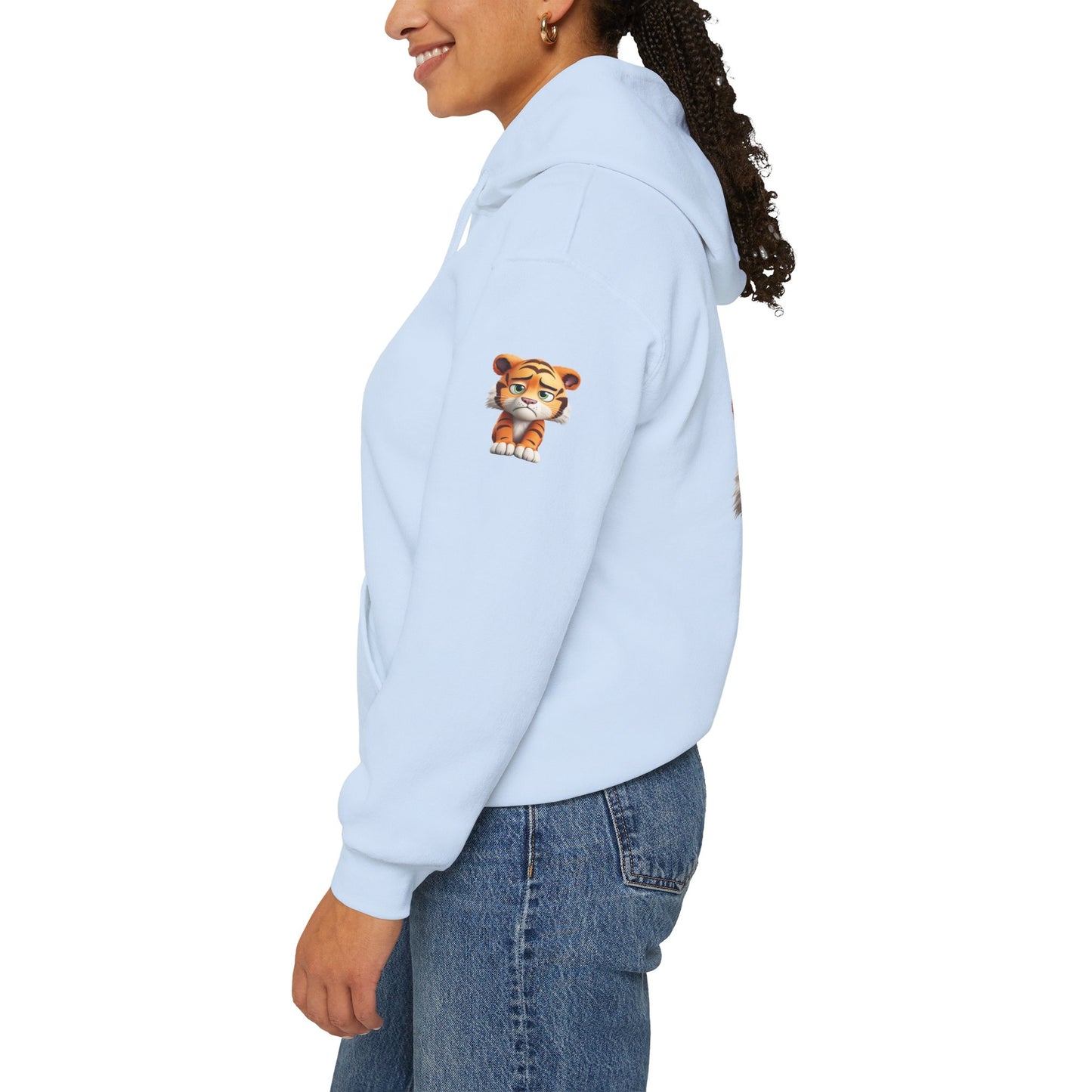 Princess Grace Cute Tiger Graphic Unisex Hoodie