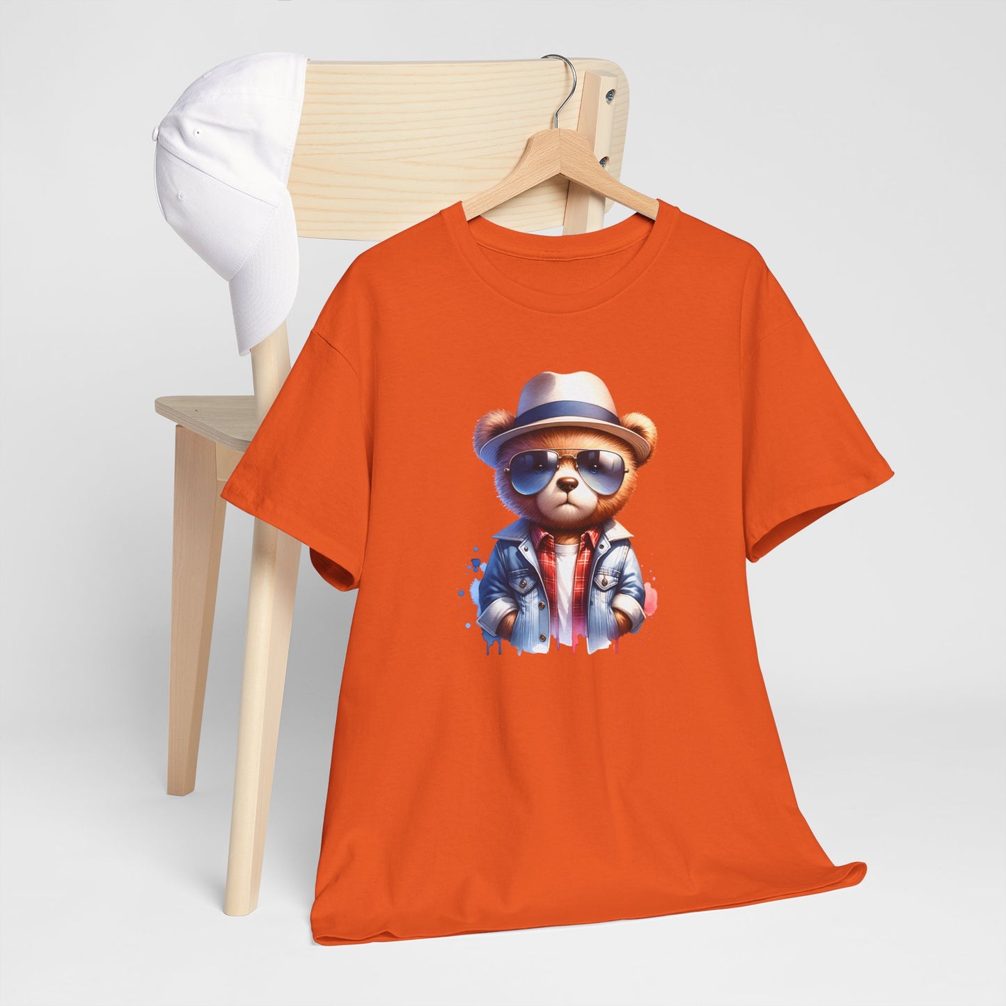Princess Grace Cool Bear Graphic Unisex Heavy Cotton Tee