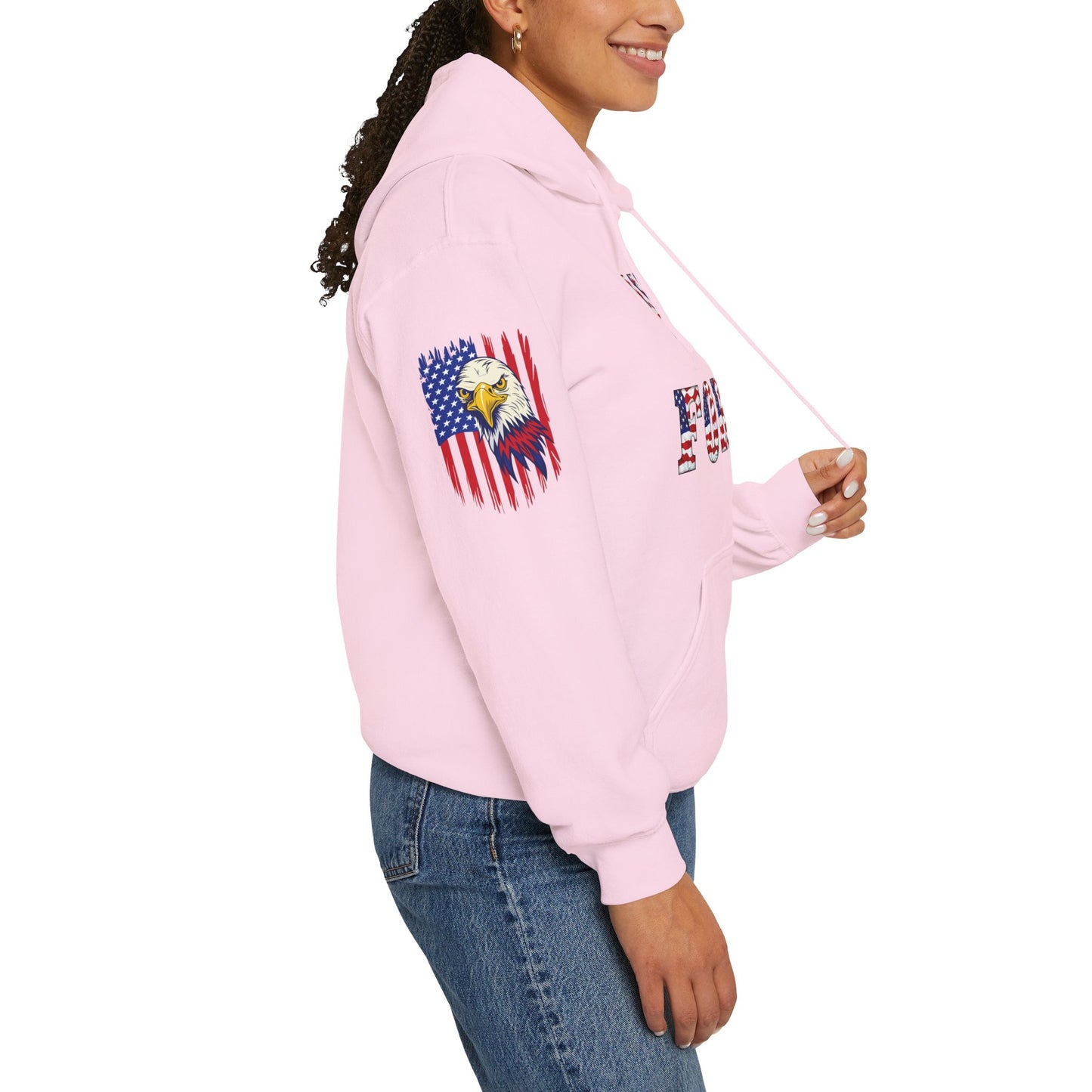 Princess Grace Unisex Air Force Hoodie with Eagle Design
