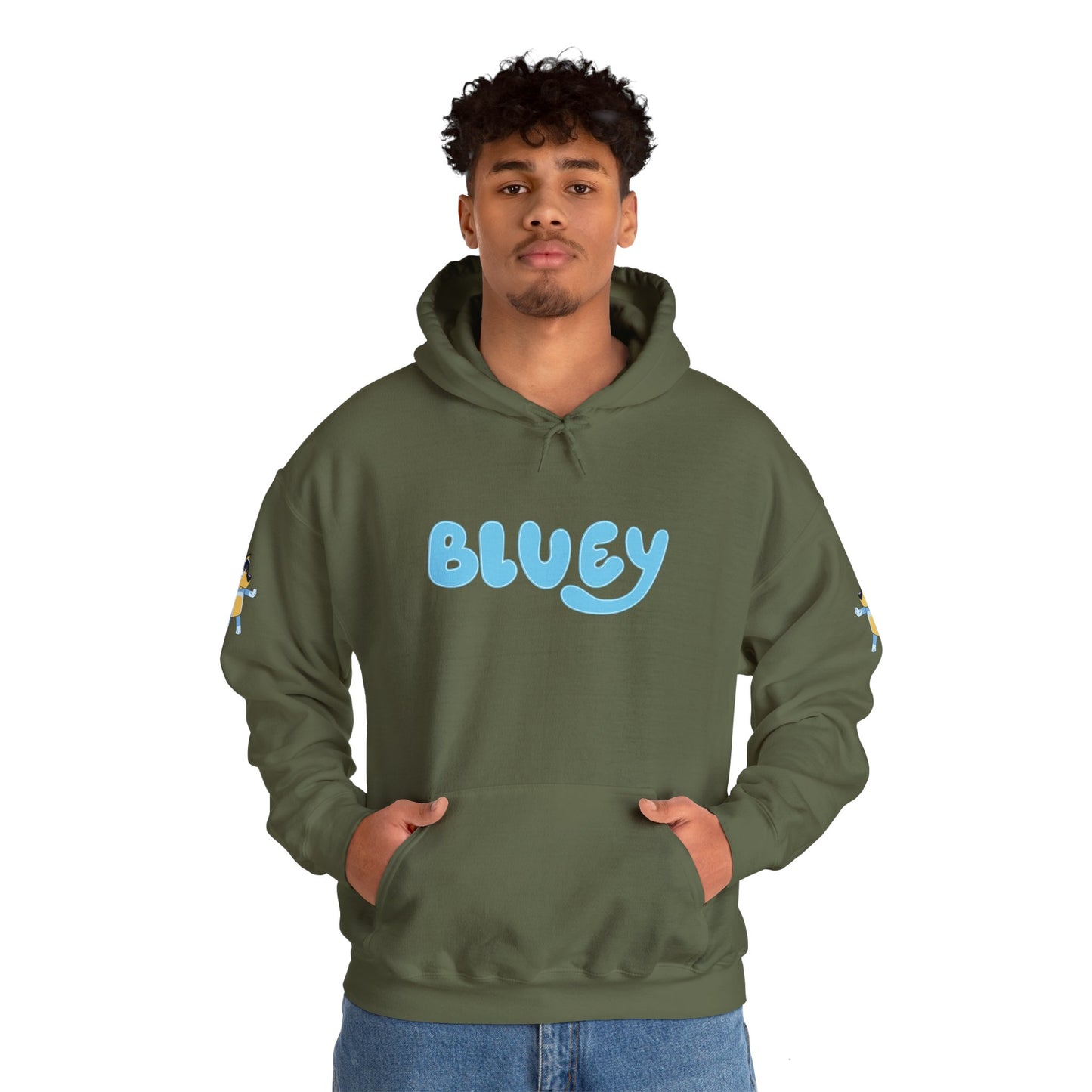 Princess Grace Bluey Unisex Hooded Sweatshirt Cozy Cartoon Style for Kids & Adults