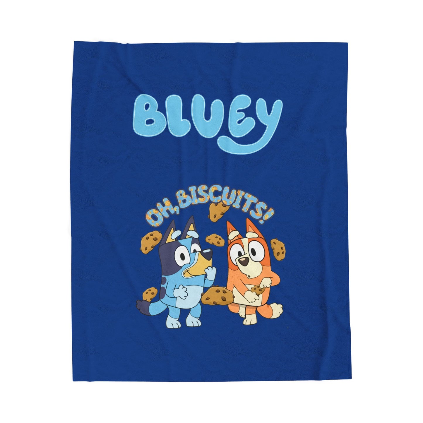 Princess Grace Bluey Plush Blanket Cozy & Fun for Kids Perfect for Movie Nights
