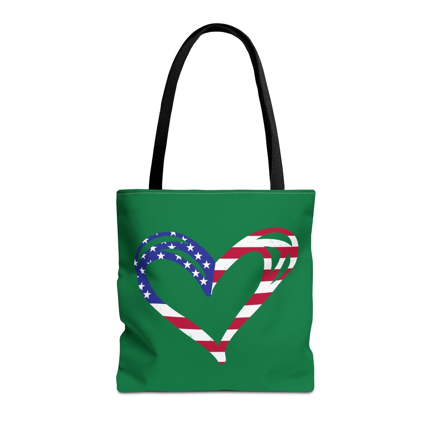 Princess Grace Patriotic Heart Tote Bag Perfect for Independence Day and Everyday Use