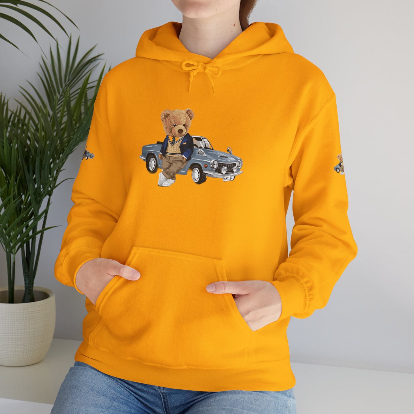 Princess Grace Luxury Bear Hoodie Chic & Cozy Unisex Sweatshirt