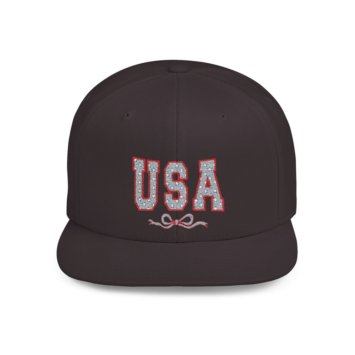 Princess Grace USA Glitter Flat Bill Snapback Hat Trendy and Stylish