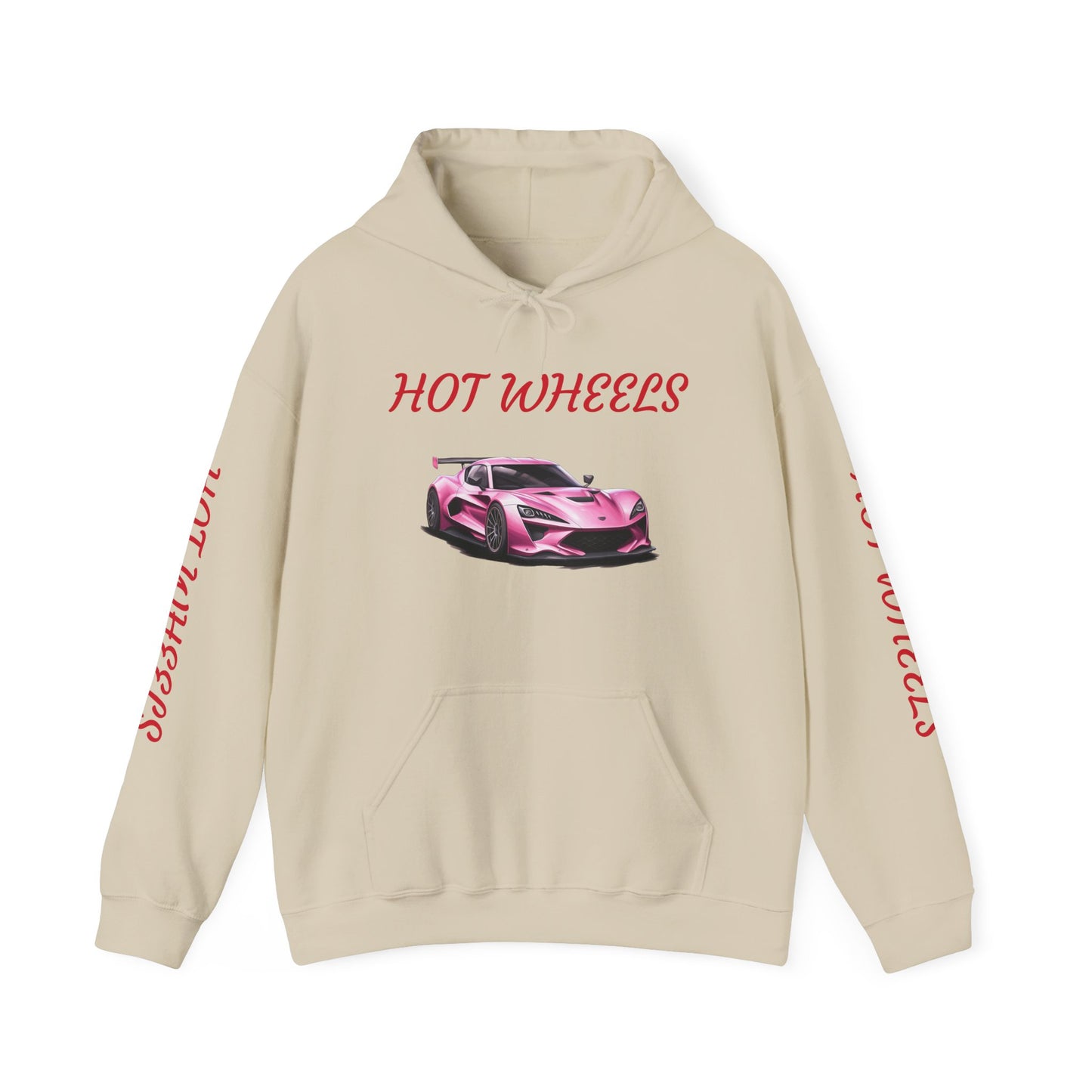 Princess Grace Hot Wheels Unisex Hoodie Stylish Pink Racing Car Design