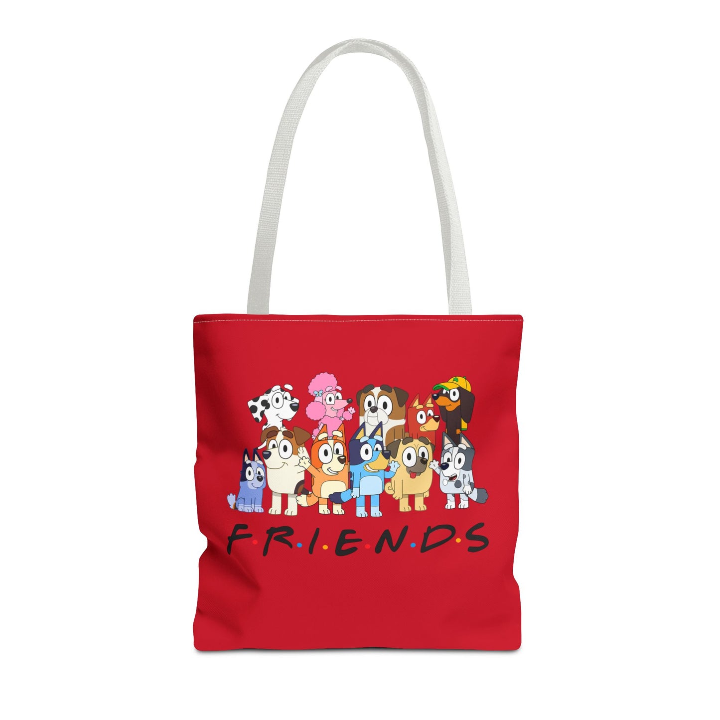 Princess Grace Colorful Cartoon Friends Tote Bag Perfect for Animal Lovers and Everyday Use