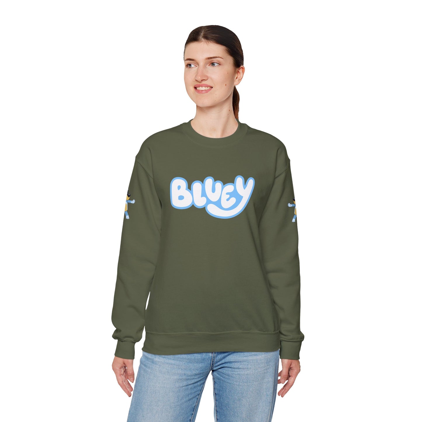 Princess Grace Bluey Crewneck Sweatshirt Cozy Unisex Pullover for Kids & Adults