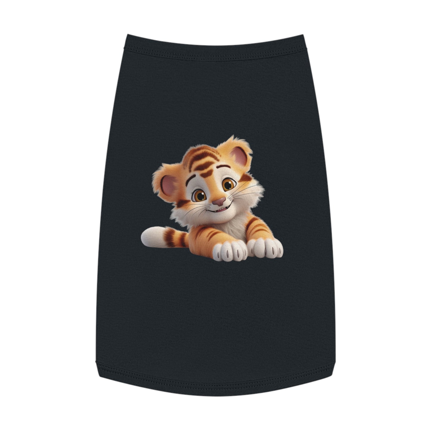 Princess Grace CUTE Tiger Print Pet Tank Top Fun Summer Outfit for Cats and Small Dogs