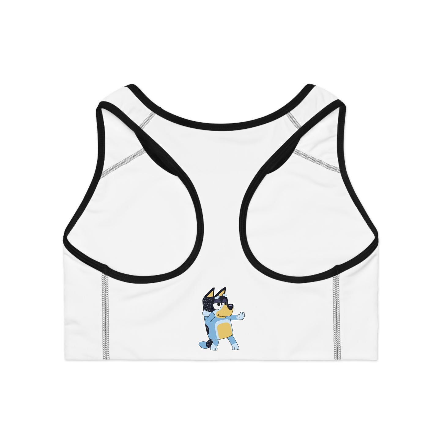 Princess Grace Bluey Sports Bra Fun Comfortable Activewear for Fans